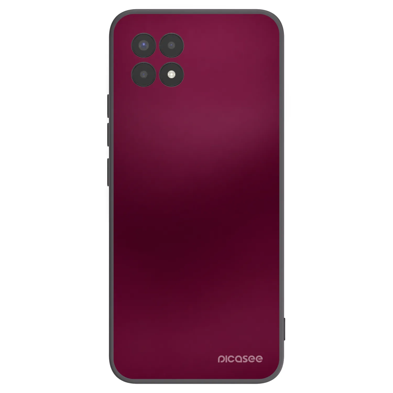 Picasee silikónový čierny obal pre Realme 8i - Velvet Bordeaux