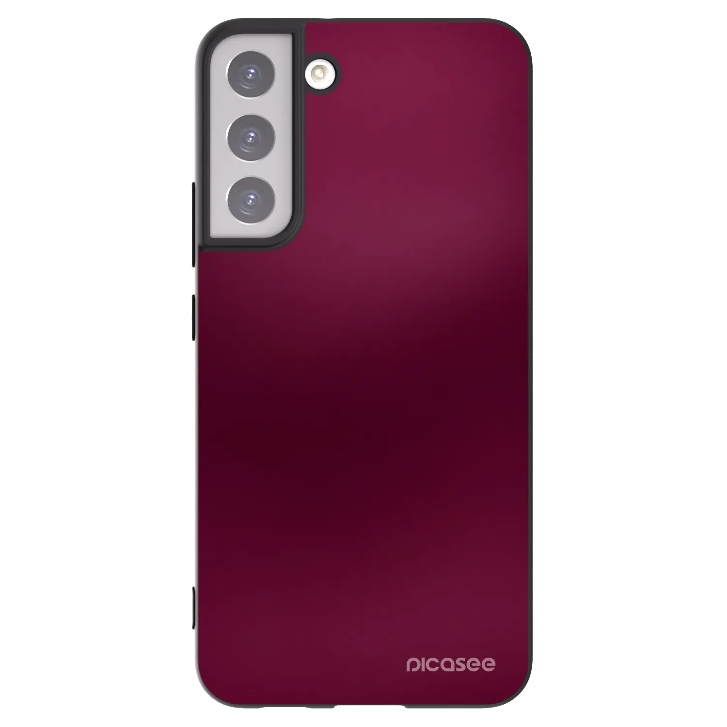 Picasee silikónový čierny obal pre Samsung Galaxy S22+ 5G - Velvet Bordeaux