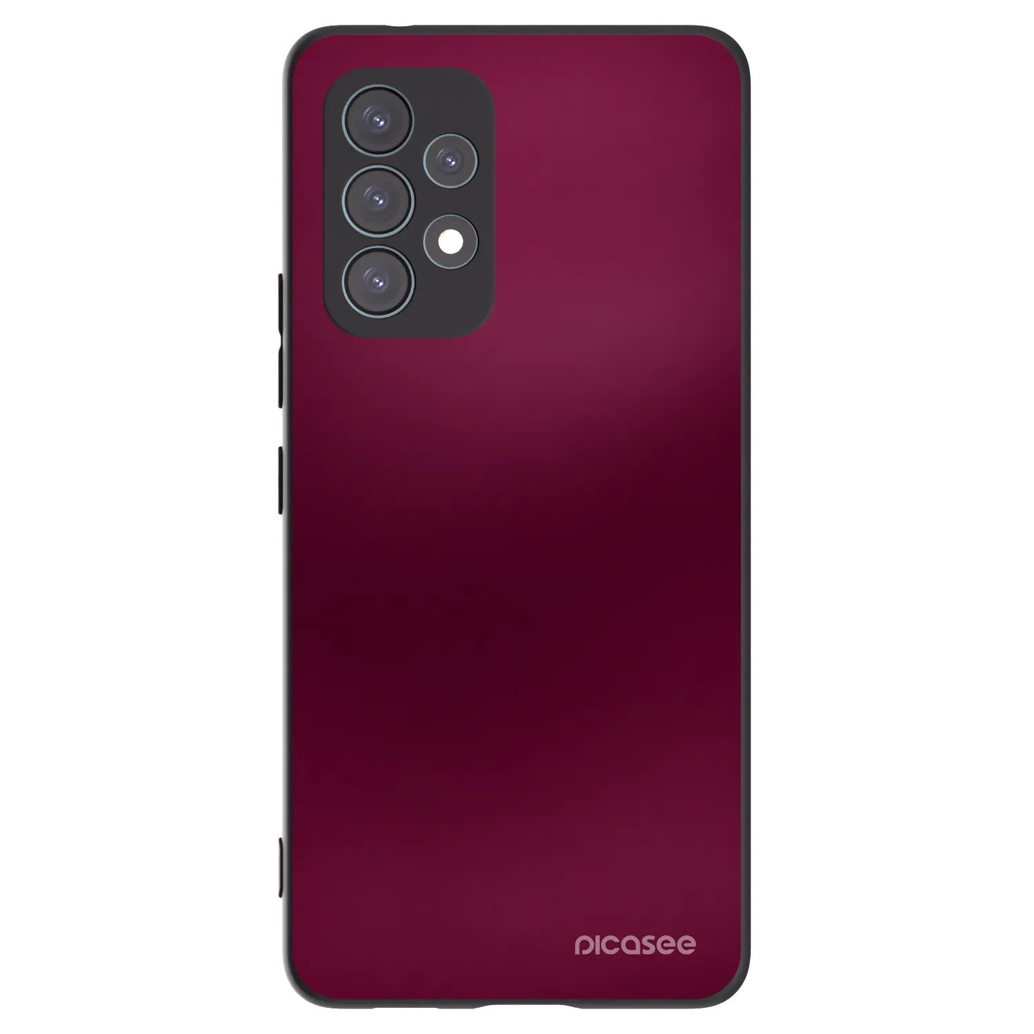 Picasee silikónový čierny obal pre Samsung Galaxy A53 5G A536 - Velvet Bordeaux