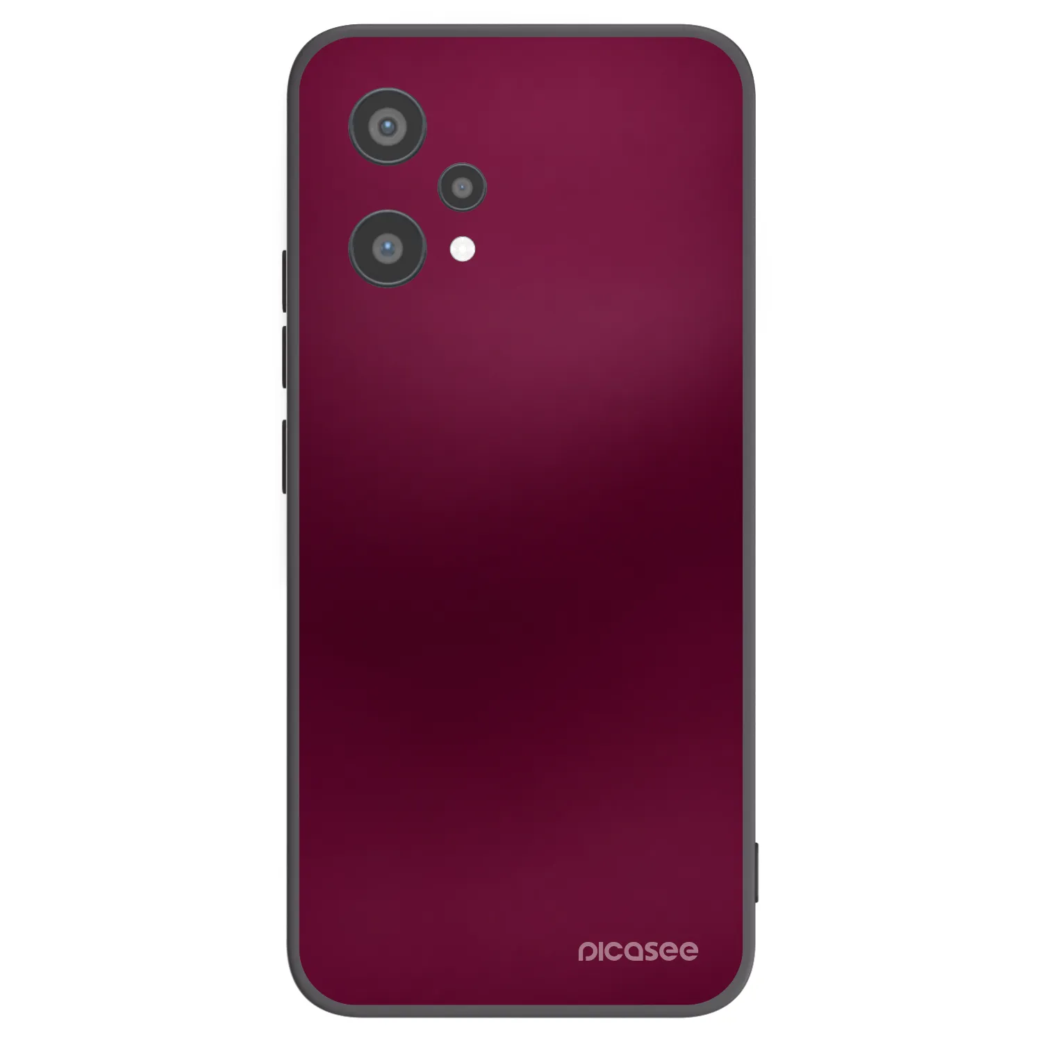 Picasee silikónový čierny obal pre Realme 9 Pro 5G - Velvet Bordeaux