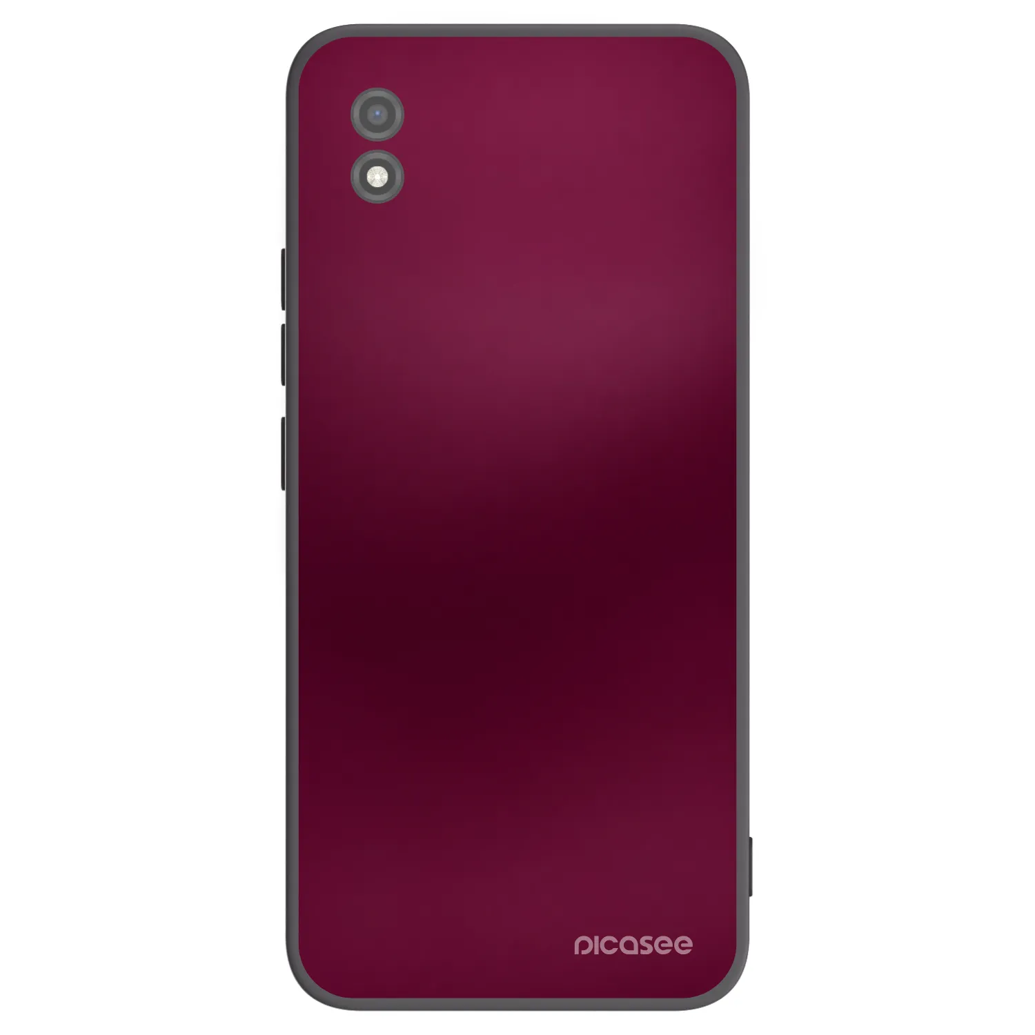 Picasee silikónový čierny obal pre Realme C11 (2021) - Velvet Bordeaux