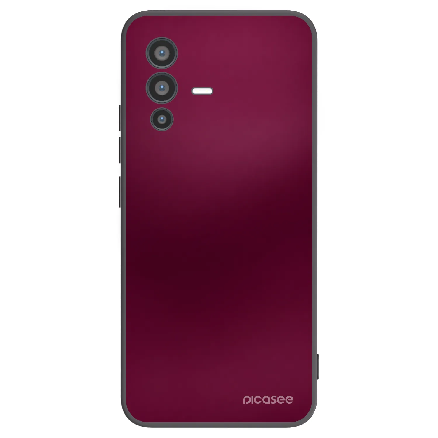 Picasee silikónový čierny obal pre Vivo V23 5G - Velvet Bordeaux