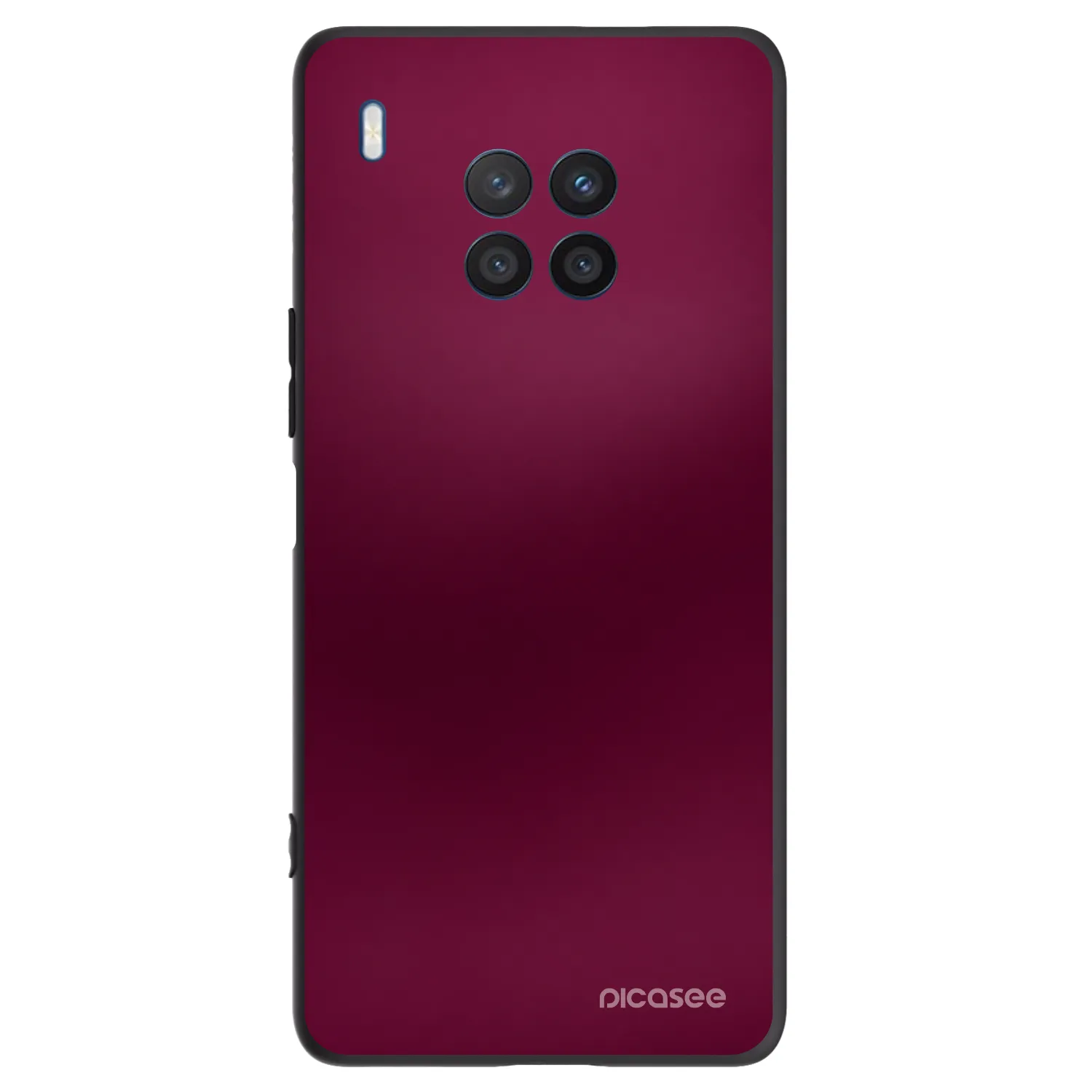Picasee silikónový čierny obal pre Honor 50 Lite - Velvet Bordeaux