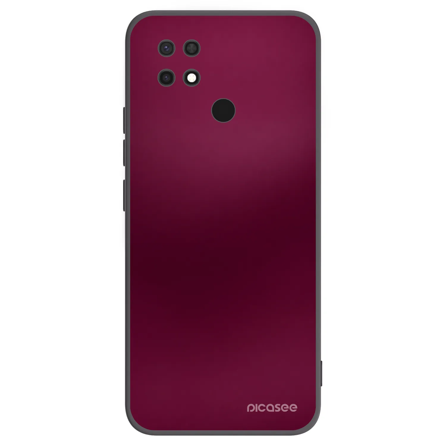Picasee silikónový čierny obal pre Xiaomi Redmi 10C - Velvet Bordeaux