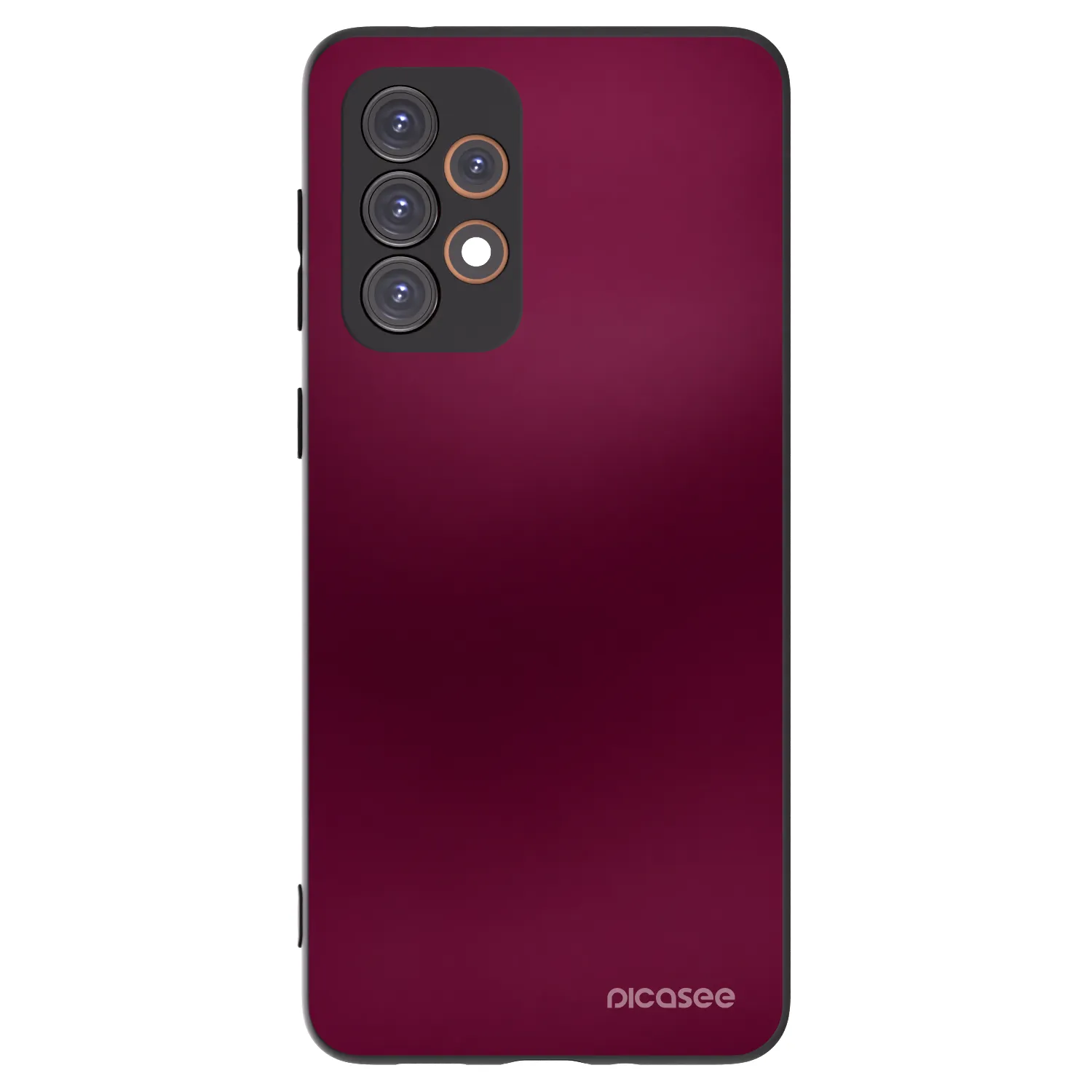 Picasee silikónový čierny obal pre Samsung Galaxy A33 5G A336 - Velvet Bordeaux