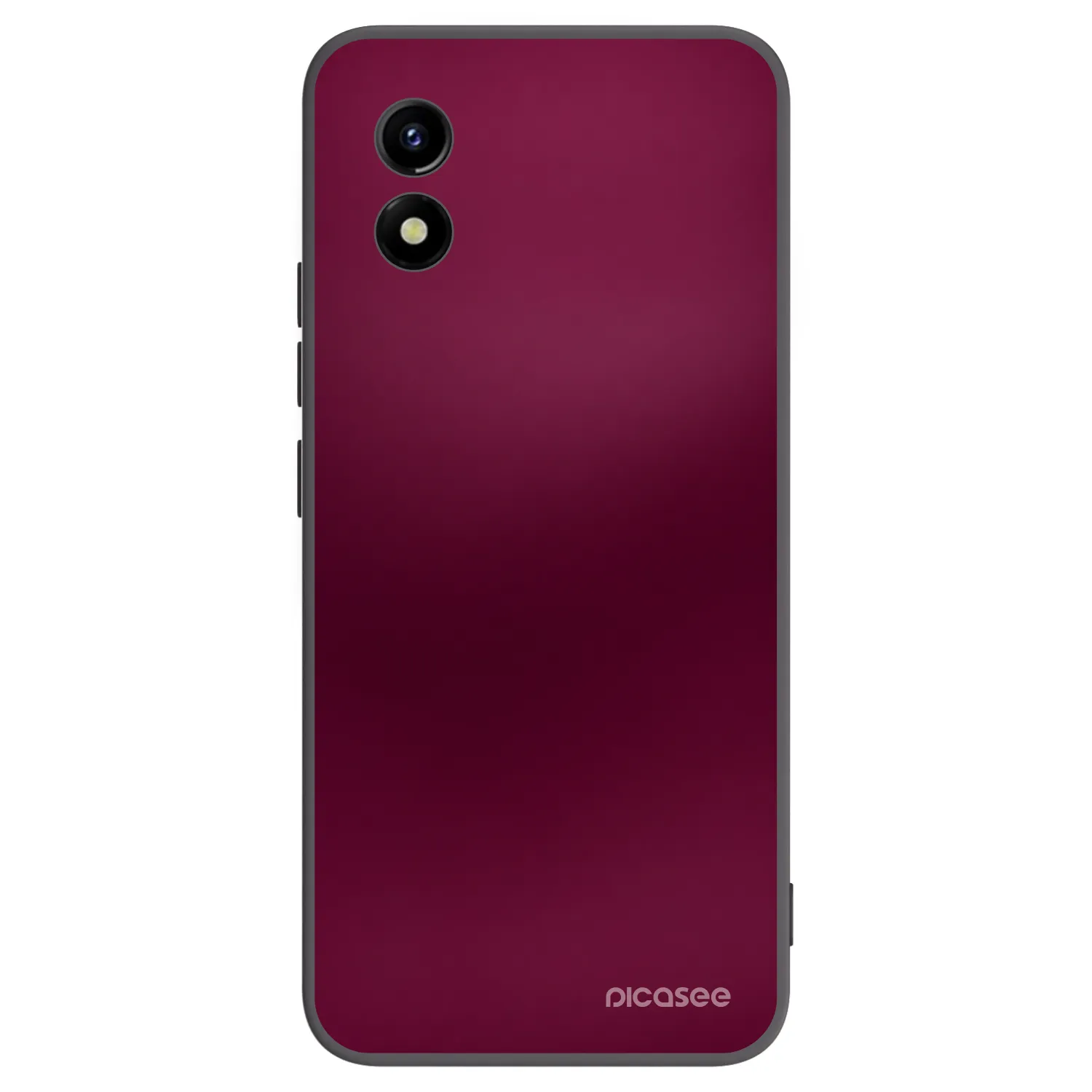 Picasee silikónový čierny obal pre Vivo Y01 - Velvet Bordeaux
