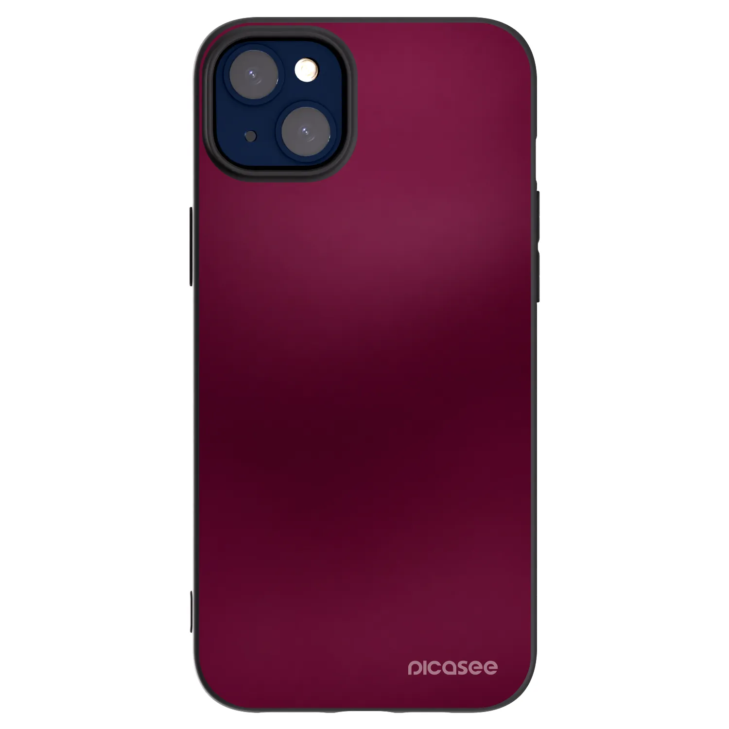 Picasee silikónový čierny obal pre Apple iPhone 14 Plus - Velvet Bordeaux