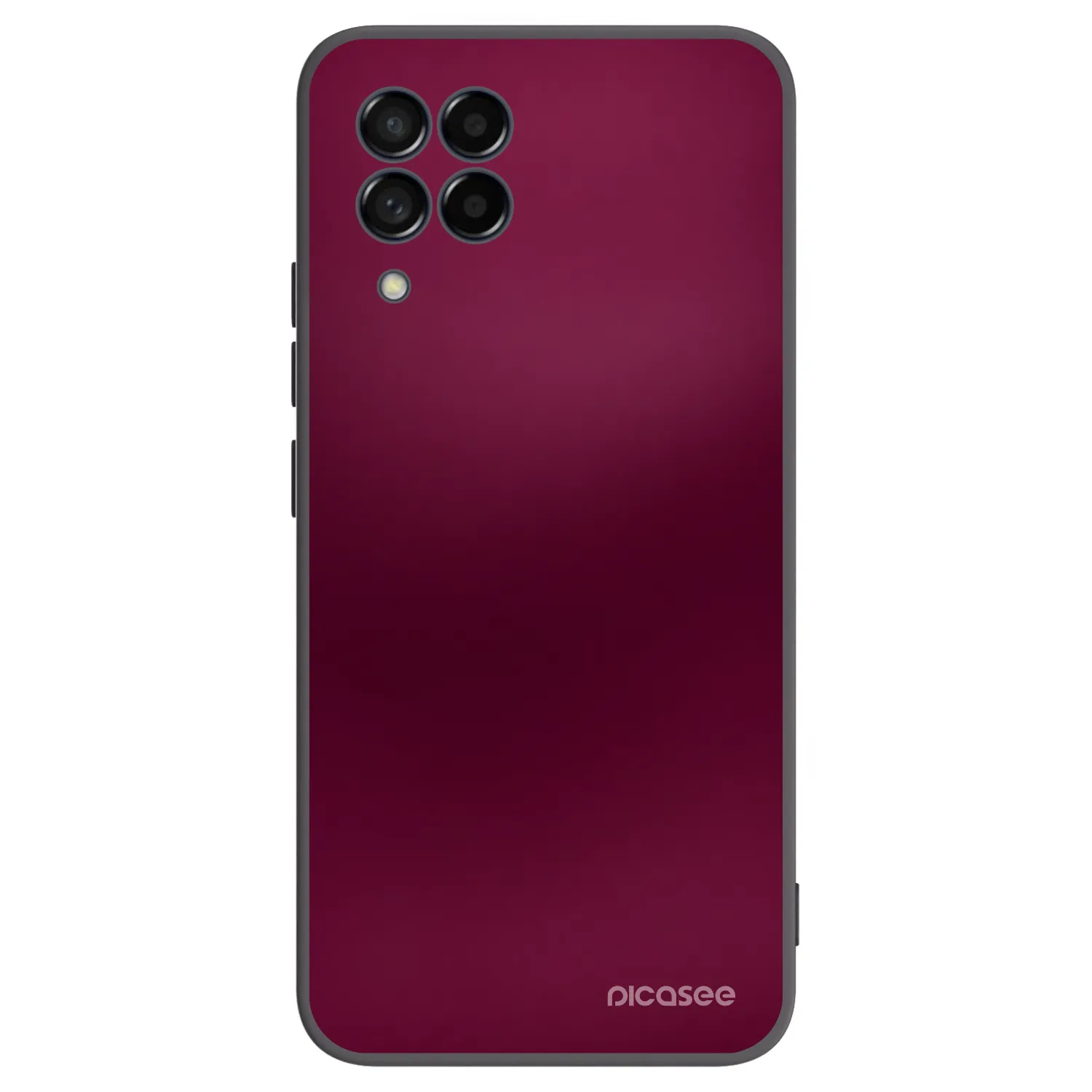 Picasee silikónový čierny obal pre Samsung Galaxy M53 5G - Velvet Bordeaux