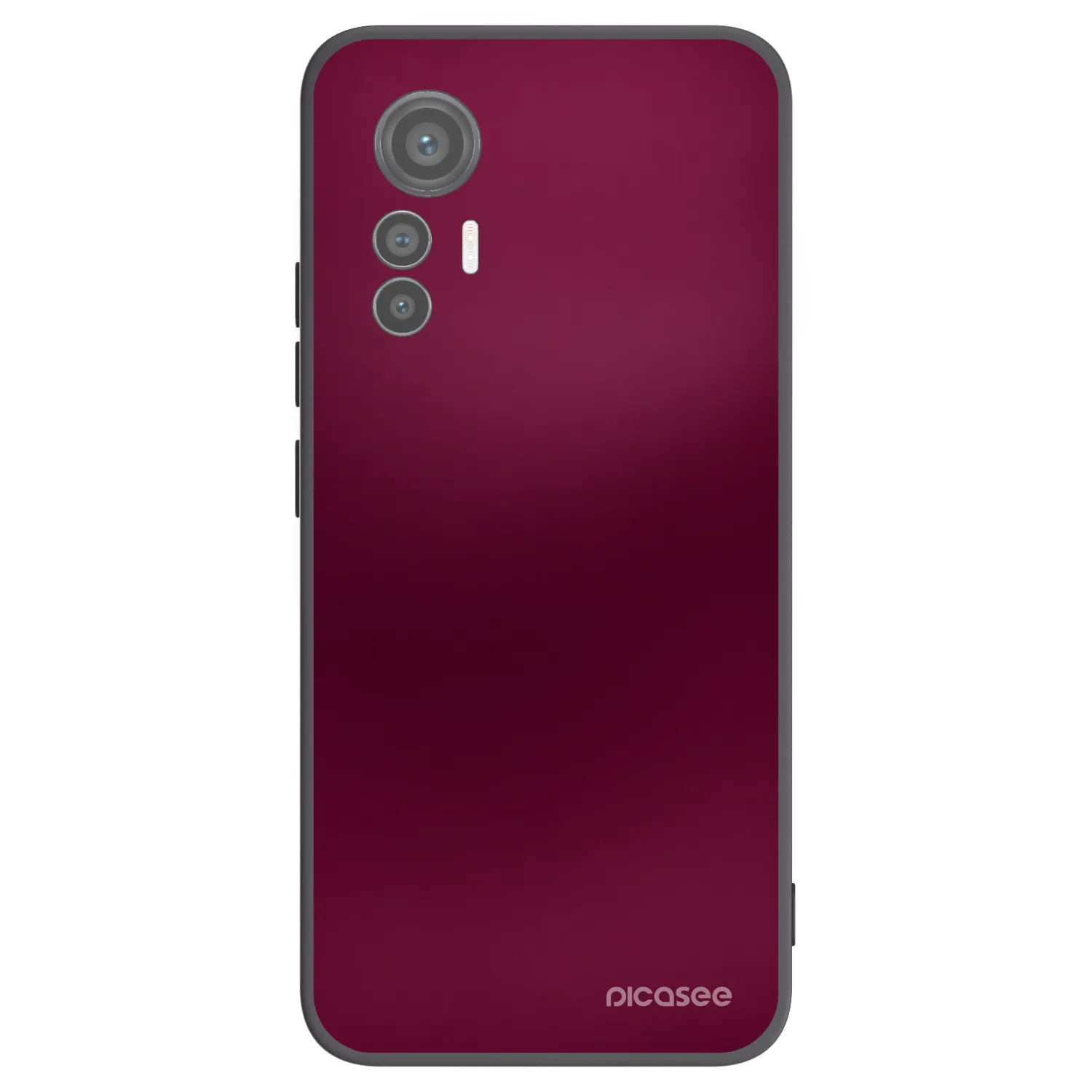 Picasee silikónový čierny obal pre Xiaomi 12 Lite - Velvet Bordeaux