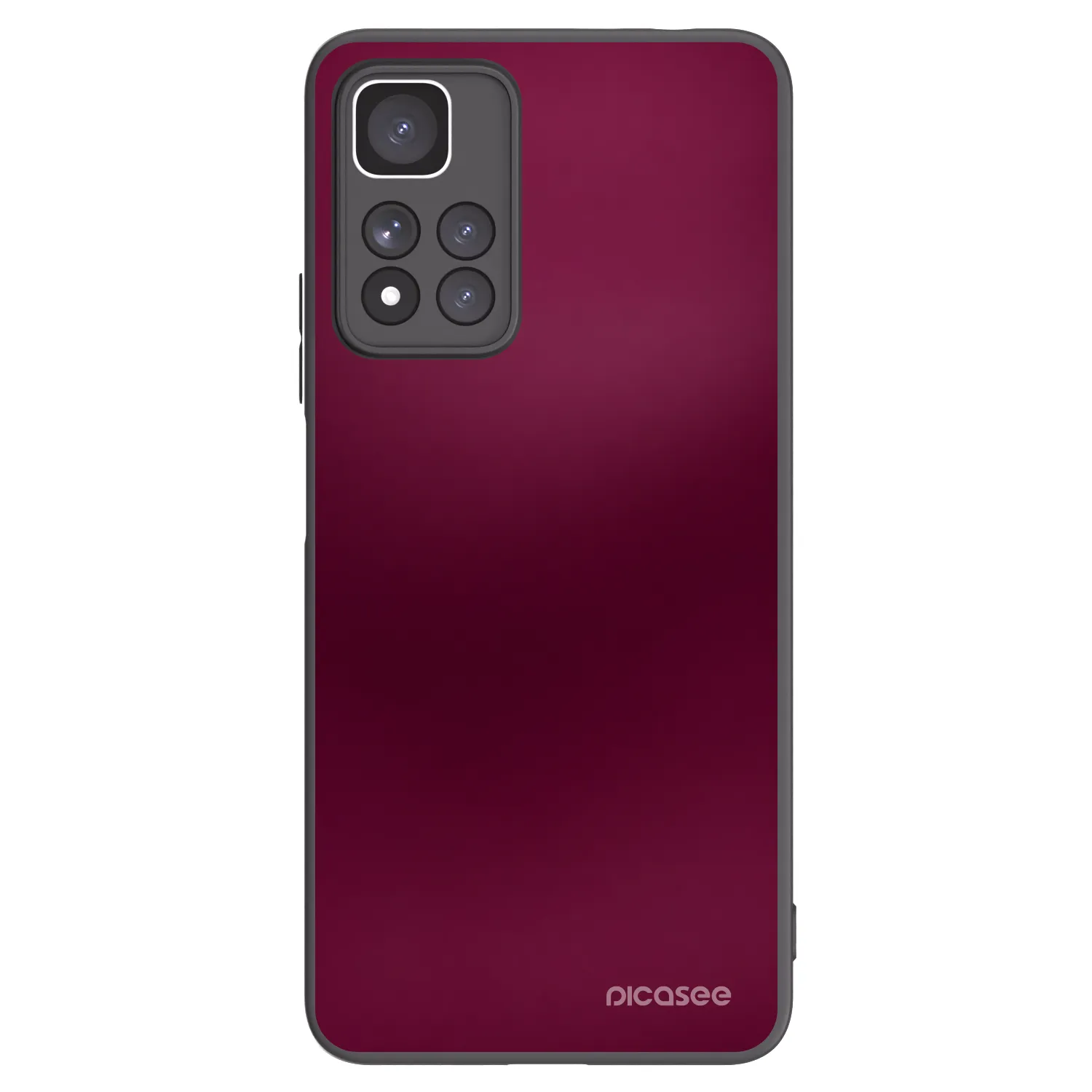 Picasee silikónový čierny obal pre Xiaomi Redmi Note 11 Pro+ 5G - Velvet Bordeaux