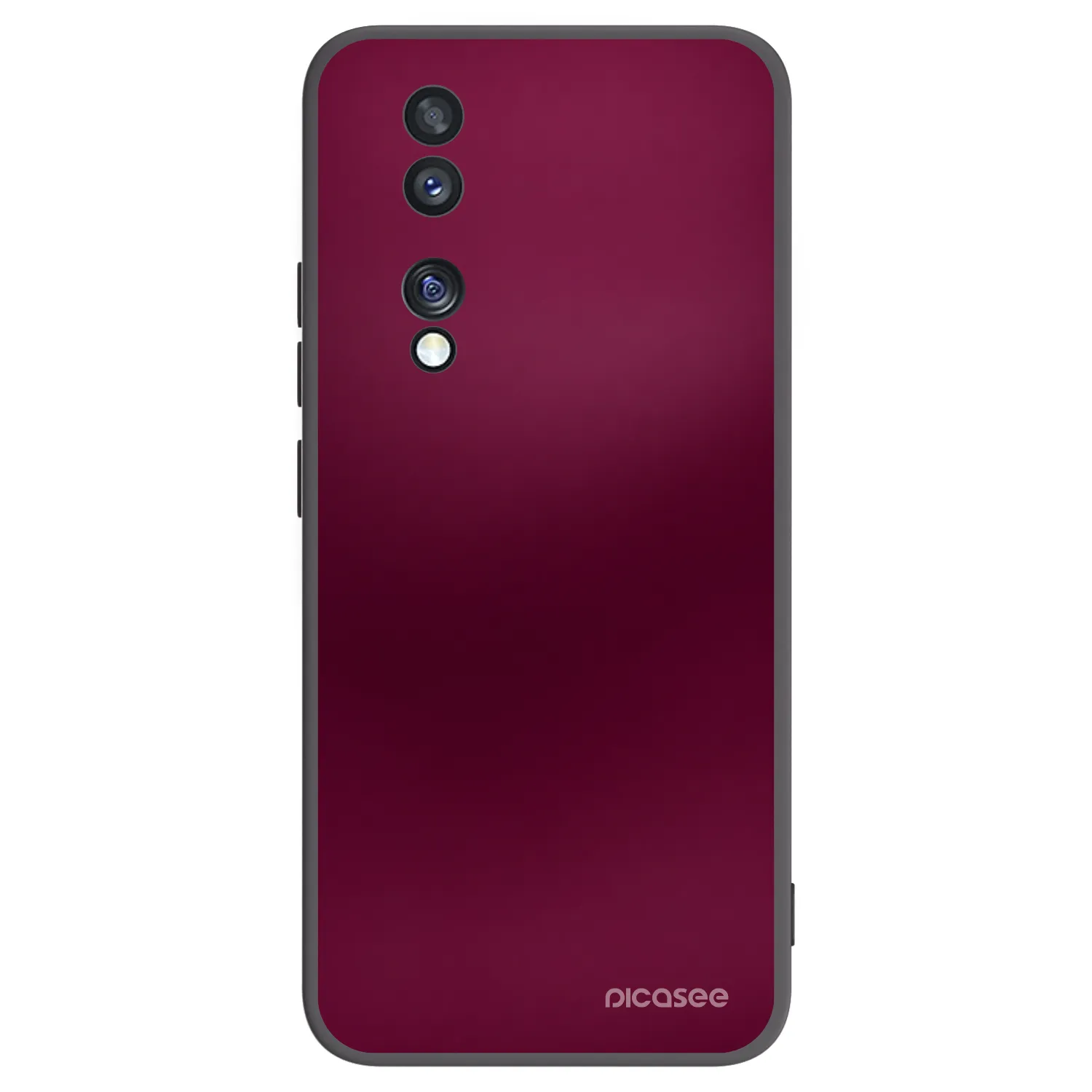 Picasee silikónový čierny obal pre Honor 70 - Velvet Bordeaux