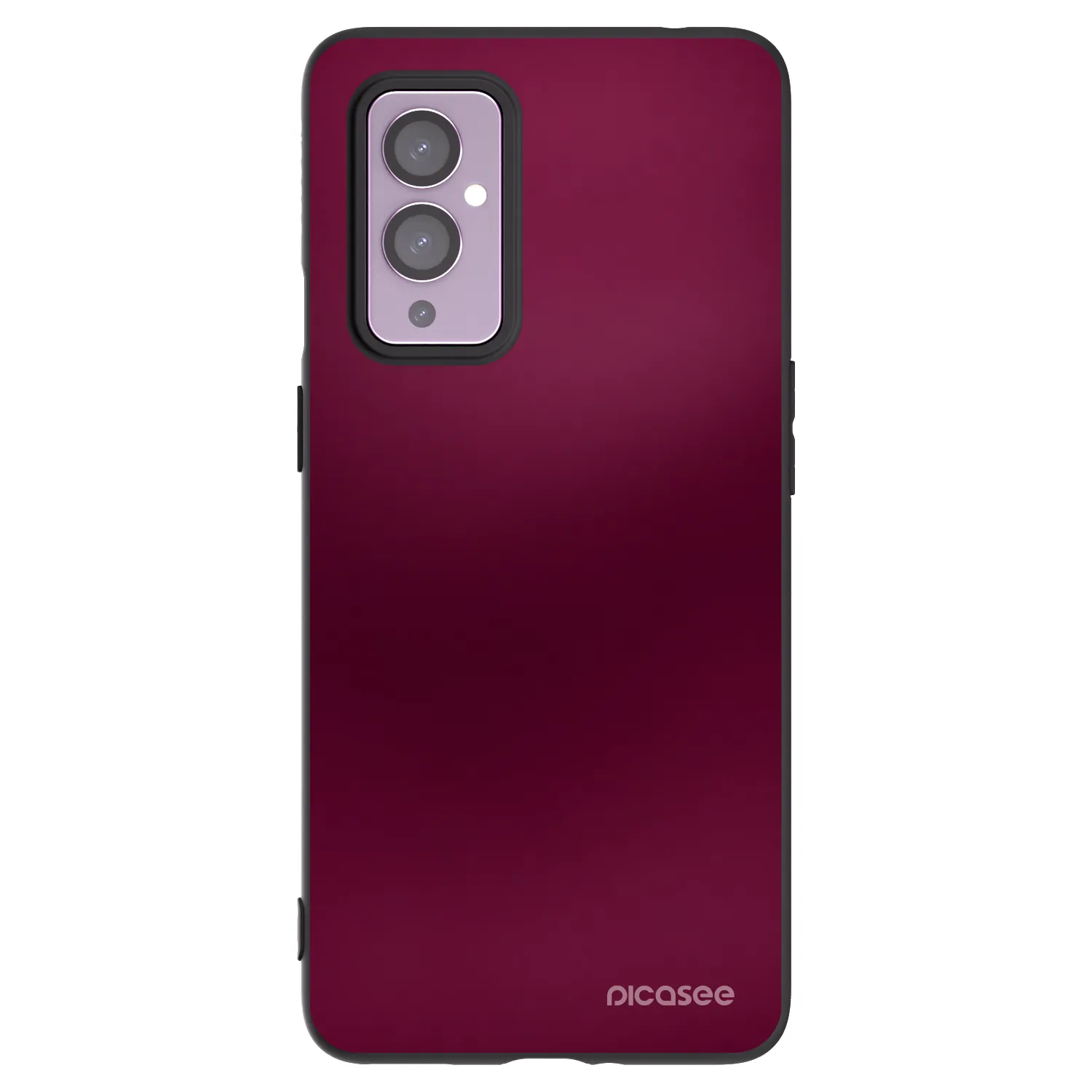 Picasee silikónový čierny obal pre OnePlus 9 - Velvet Bordeaux