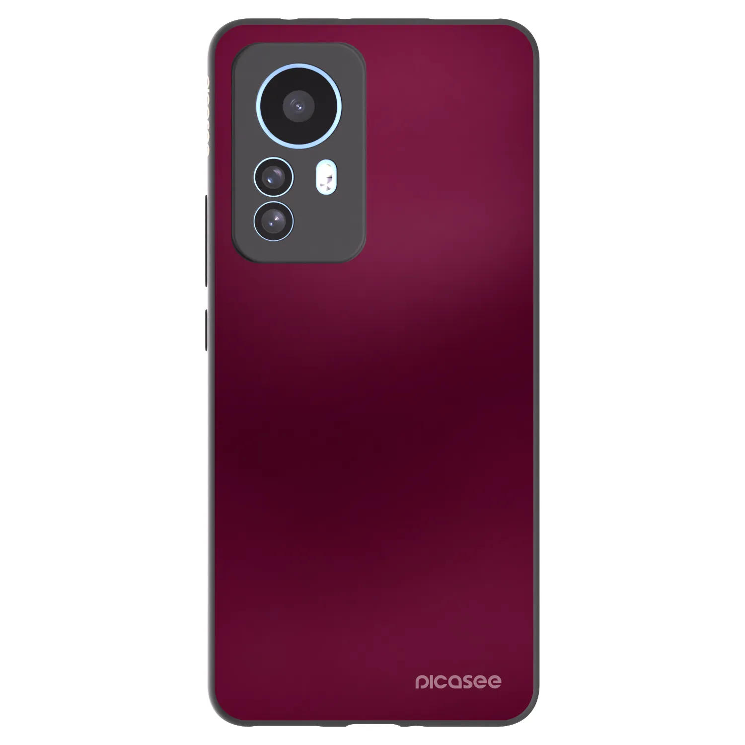Picasee silikónový čierny obal pre Xiaomi 12T Pro - Velvet Bordeaux