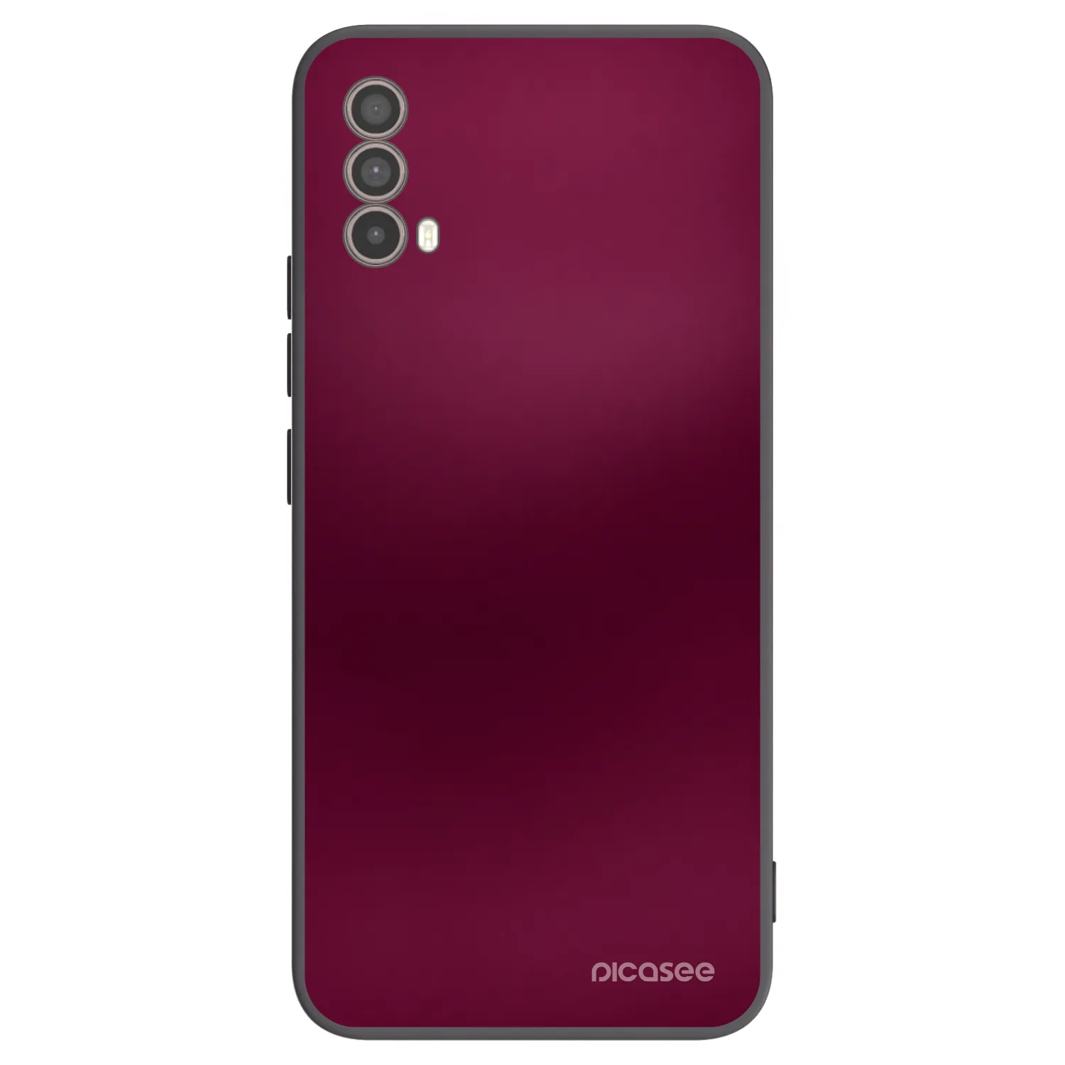 Picasee silikónový čierny obal pre Motorola Moto E40 - Velvet Bordeaux