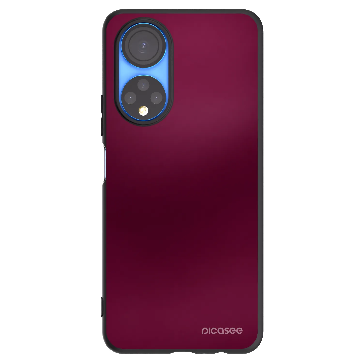 Picasee silikónový čierny obal pre Honor X7 - Velvet Bordeaux