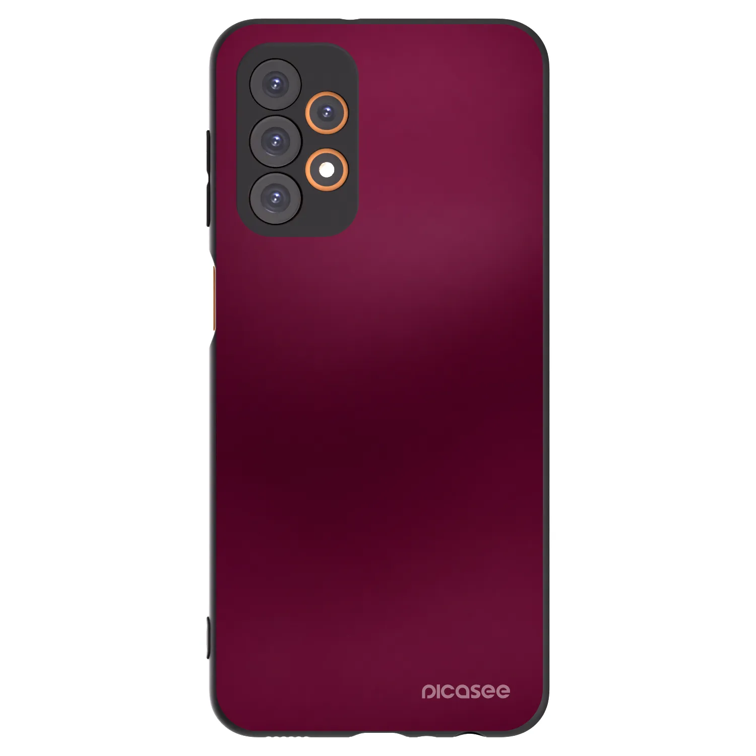 Picasee silikónový čierny obal pre Samsung Galaxy A23 A236B 5G - Velvet Bordeaux
