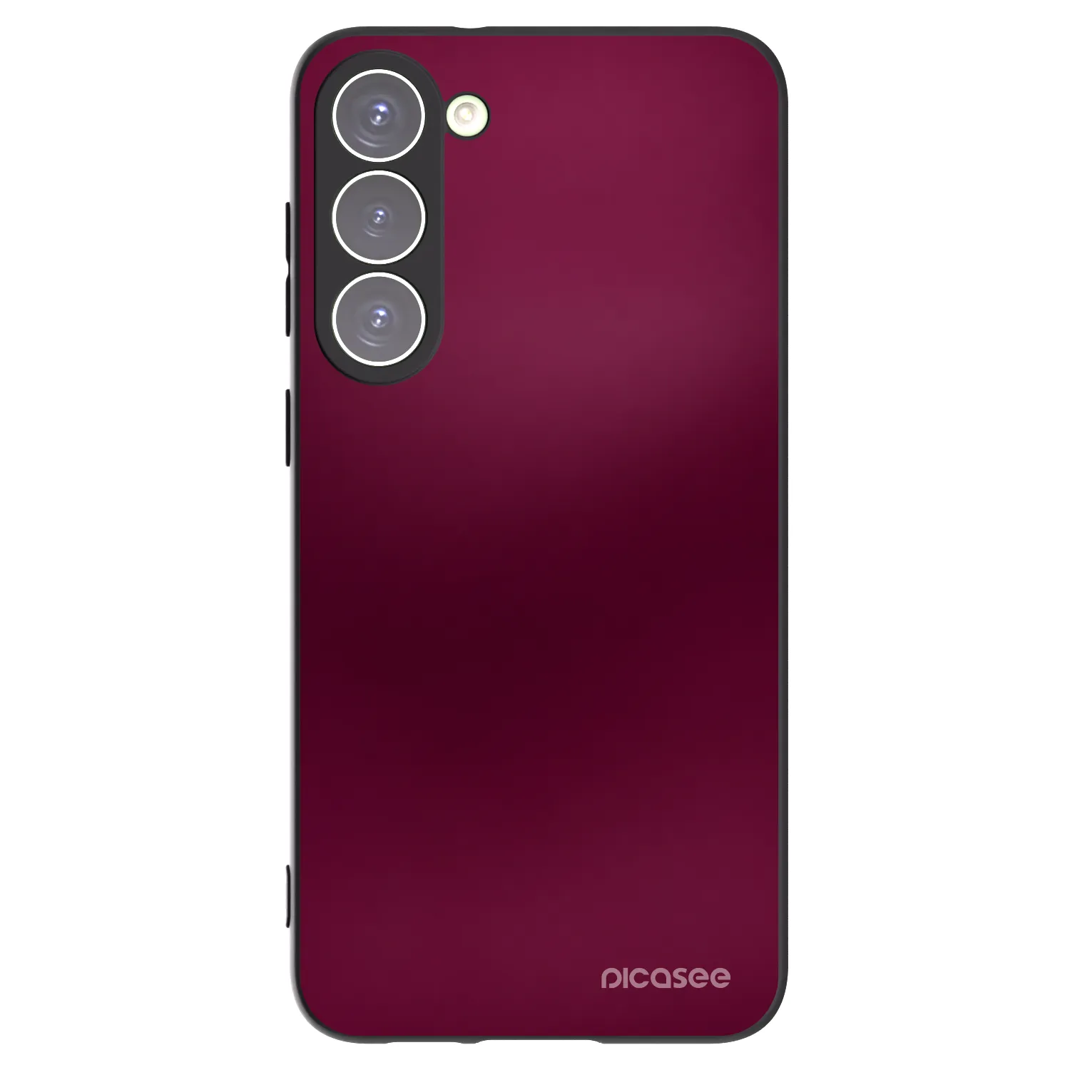 Picasee silikónový čierny obal pre Samsung Galaxy S23+ 5G - Velvet Bordeaux