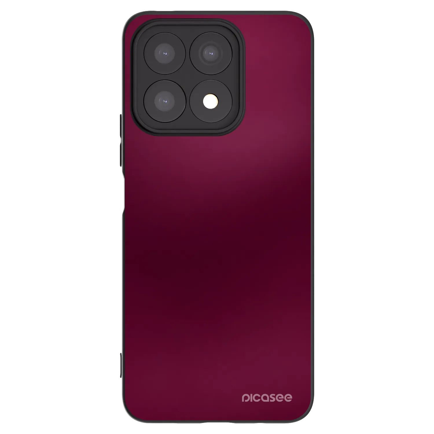 Picasee silikónový čierny obal pre Honor X8a - Velvet Bordeaux
