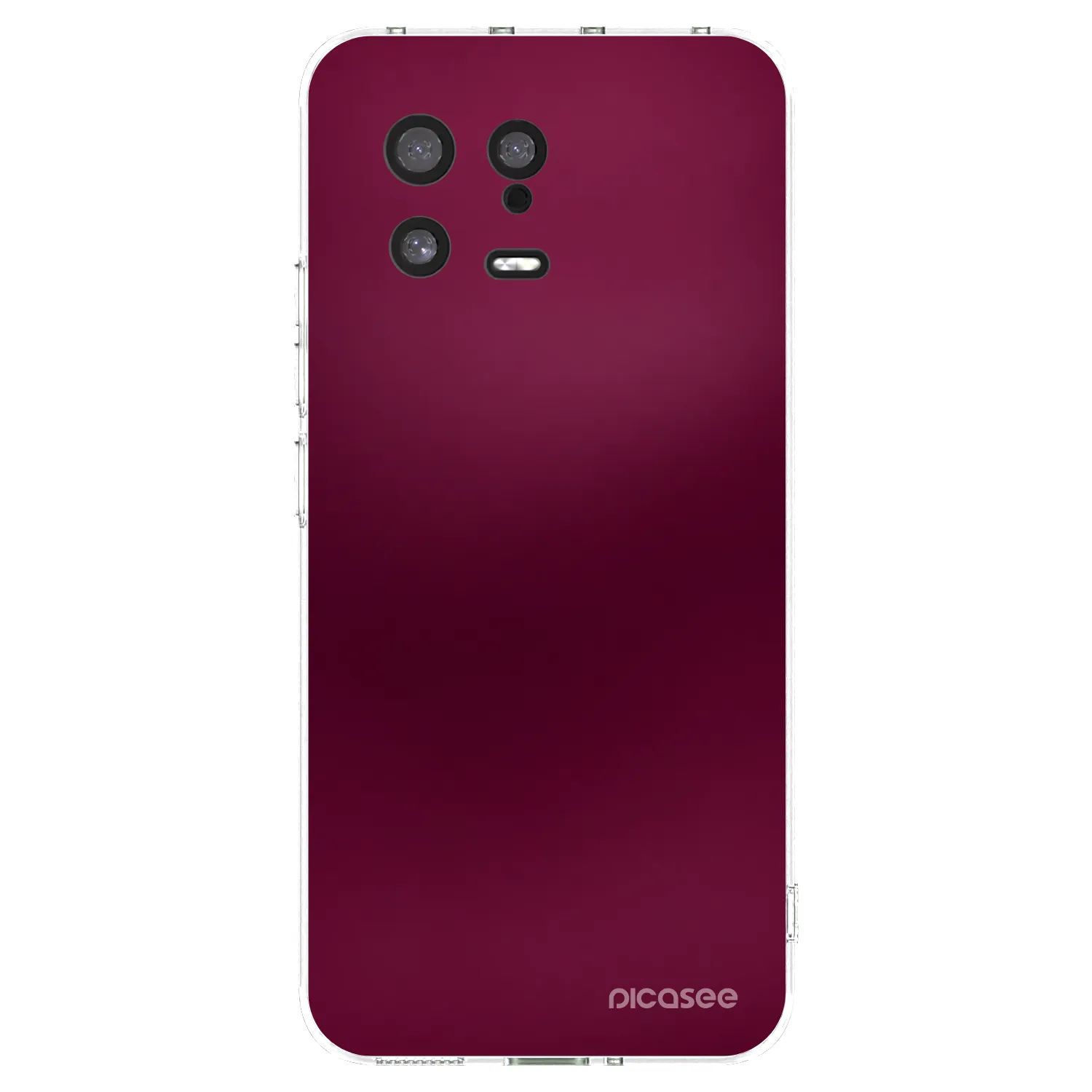 Picasee silikónový prehľadný obal pre Xiaomi 13 - Velvet Bordeaux