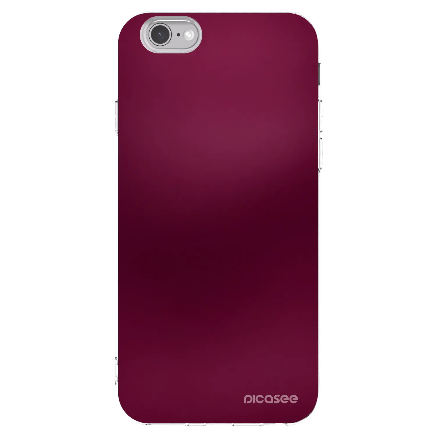 Picasee silikónový prehľadný obal pre Apple iPhone 6/6S - Velvet Bordeaux