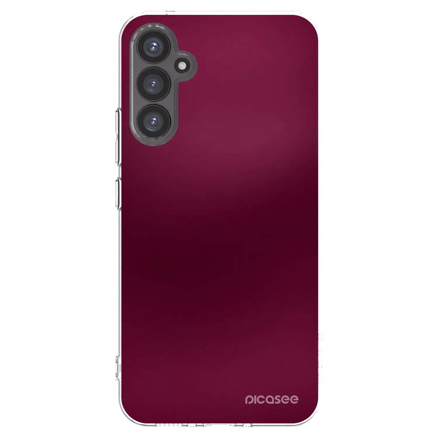 Picasee silikónový prehľadný obal pre Samsung Galaxy A34 5G A346B - Velvet Bordeaux