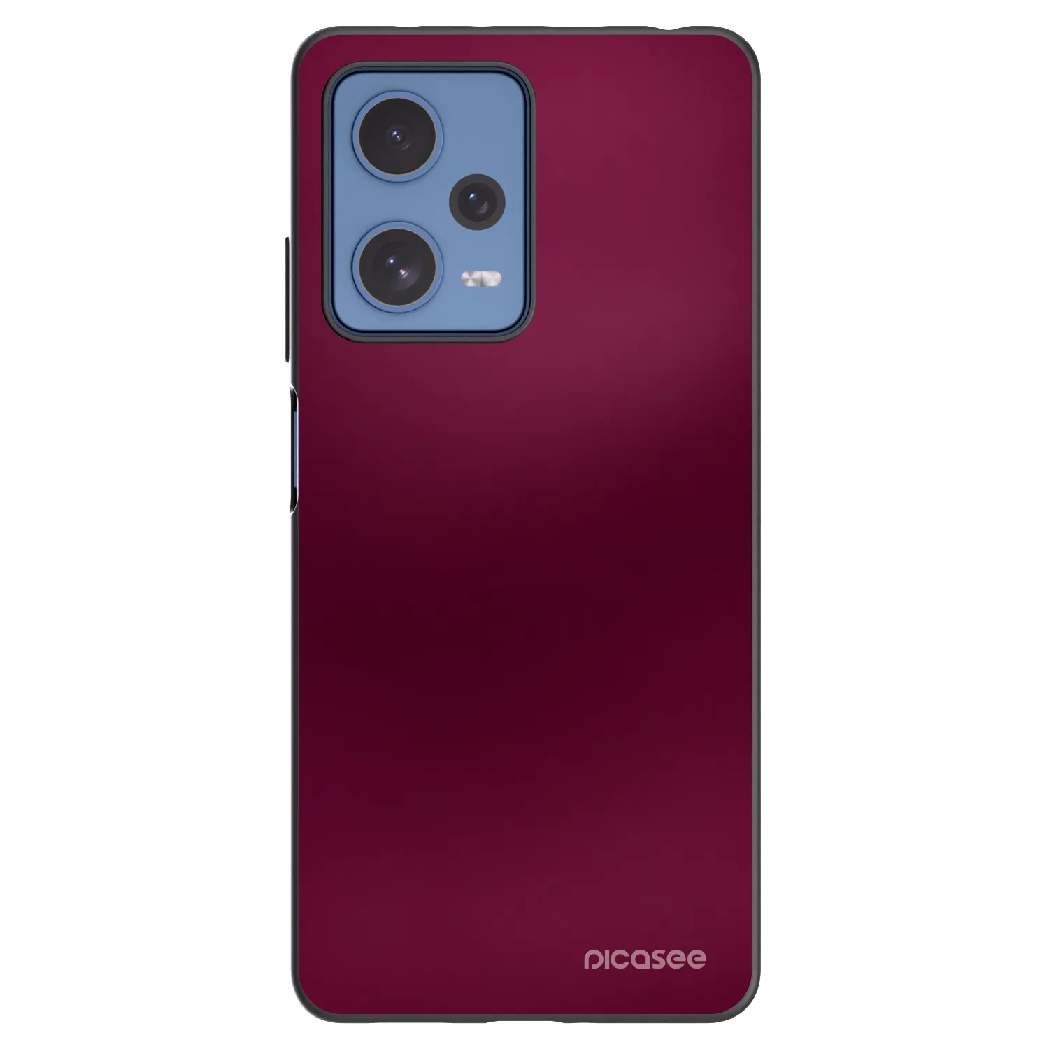Picasee silikónový čierny obal pre Xiaomi Redmi Note 12 Pro 5G - Velvet Bordeaux