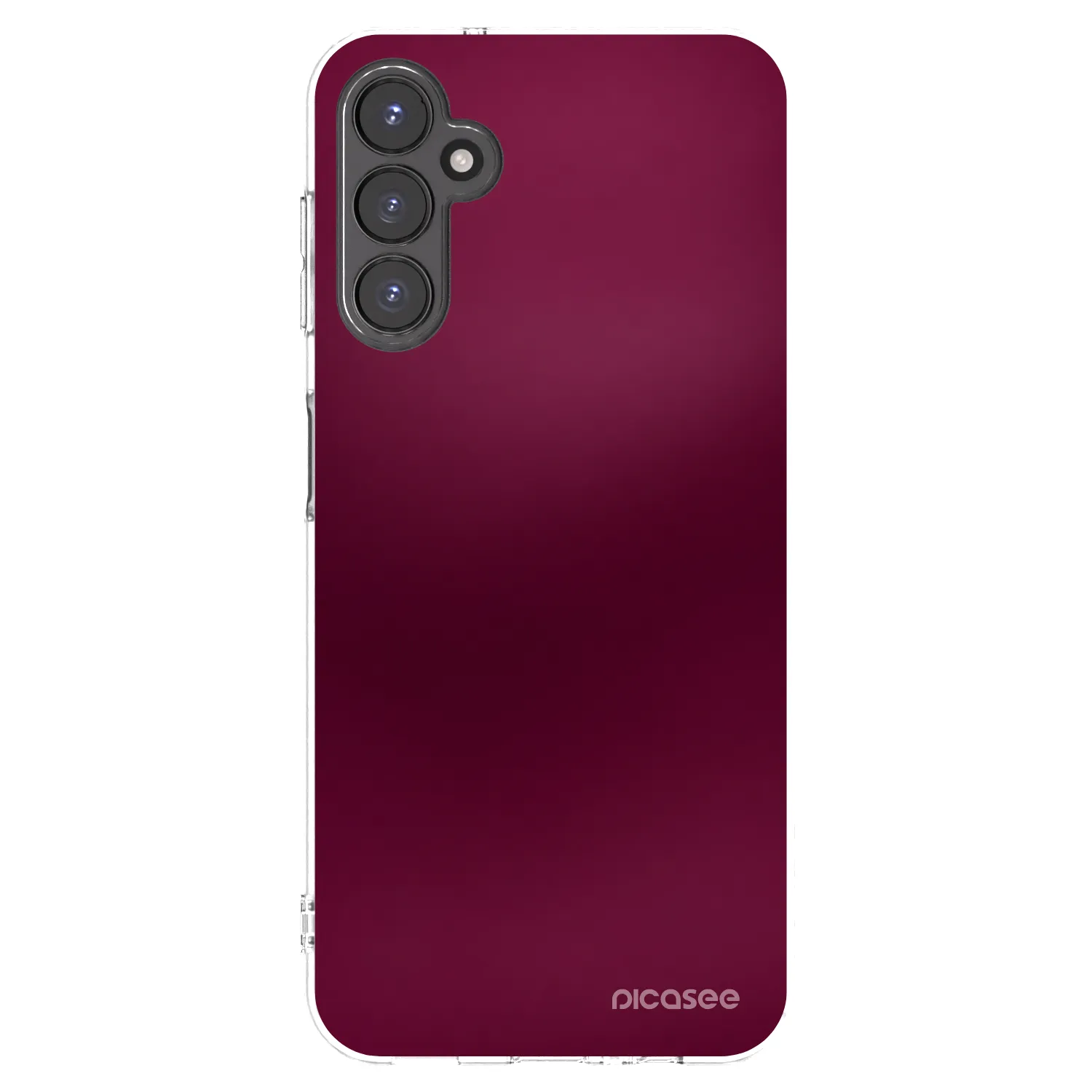 Picasee silikónový prehľadný obal pre Samsung Galaxy A14 5G A146P - Velvet Bordeaux