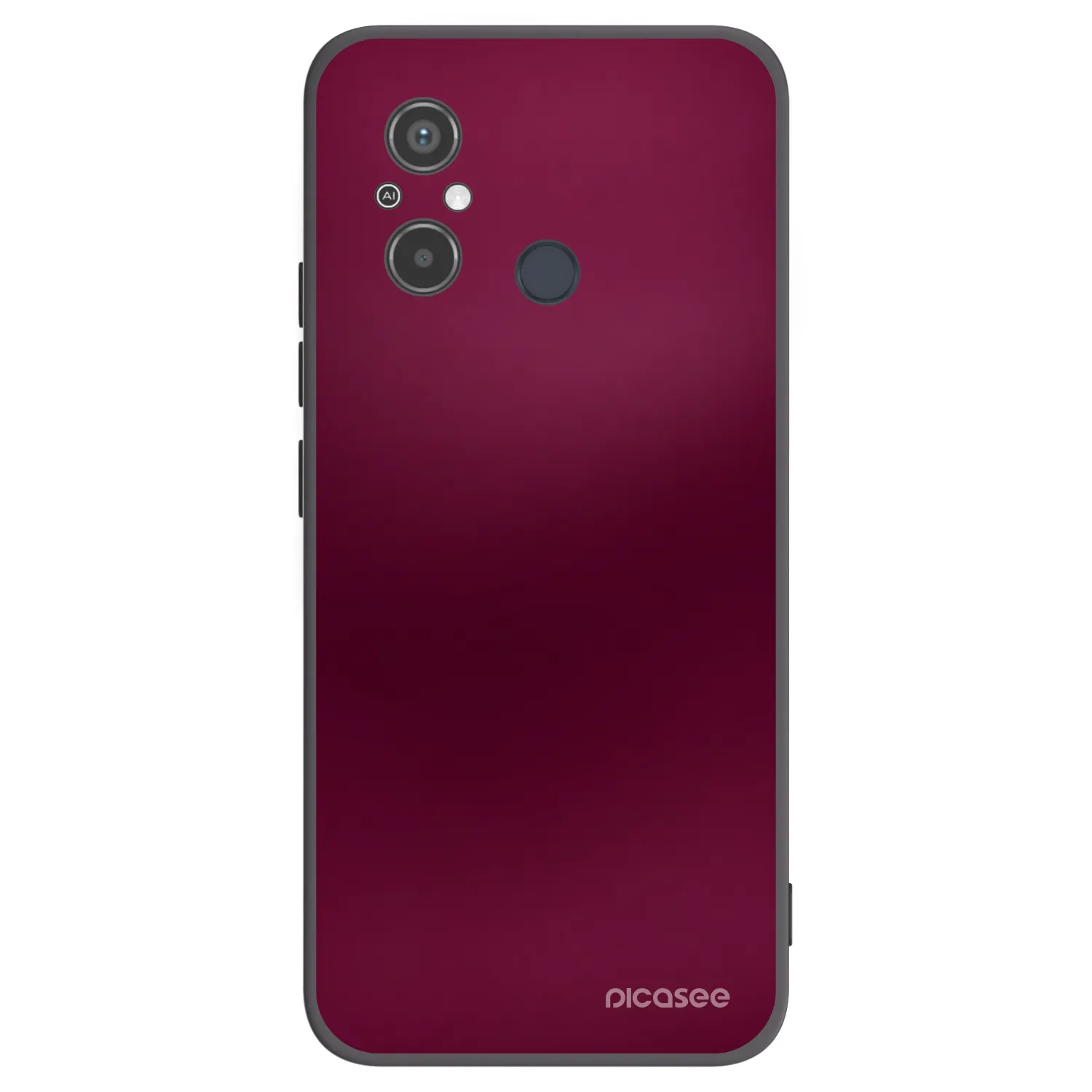 Picasee silikónový čierny obal pre Xiaomi Redmi 12C - Velvet Bordeaux