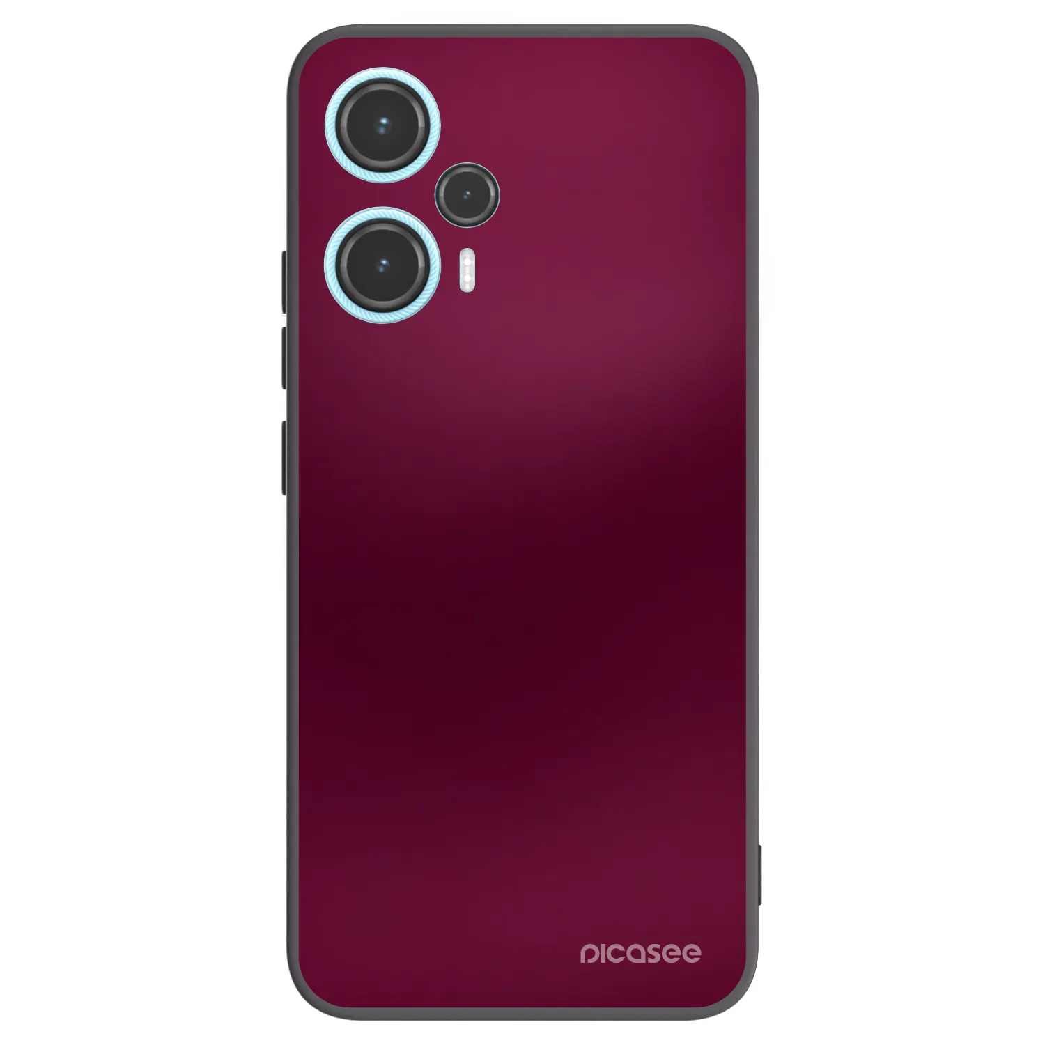 Picasee silikónový čierny obal pre Xiaomi Poco F5 - Velvet Bordeaux