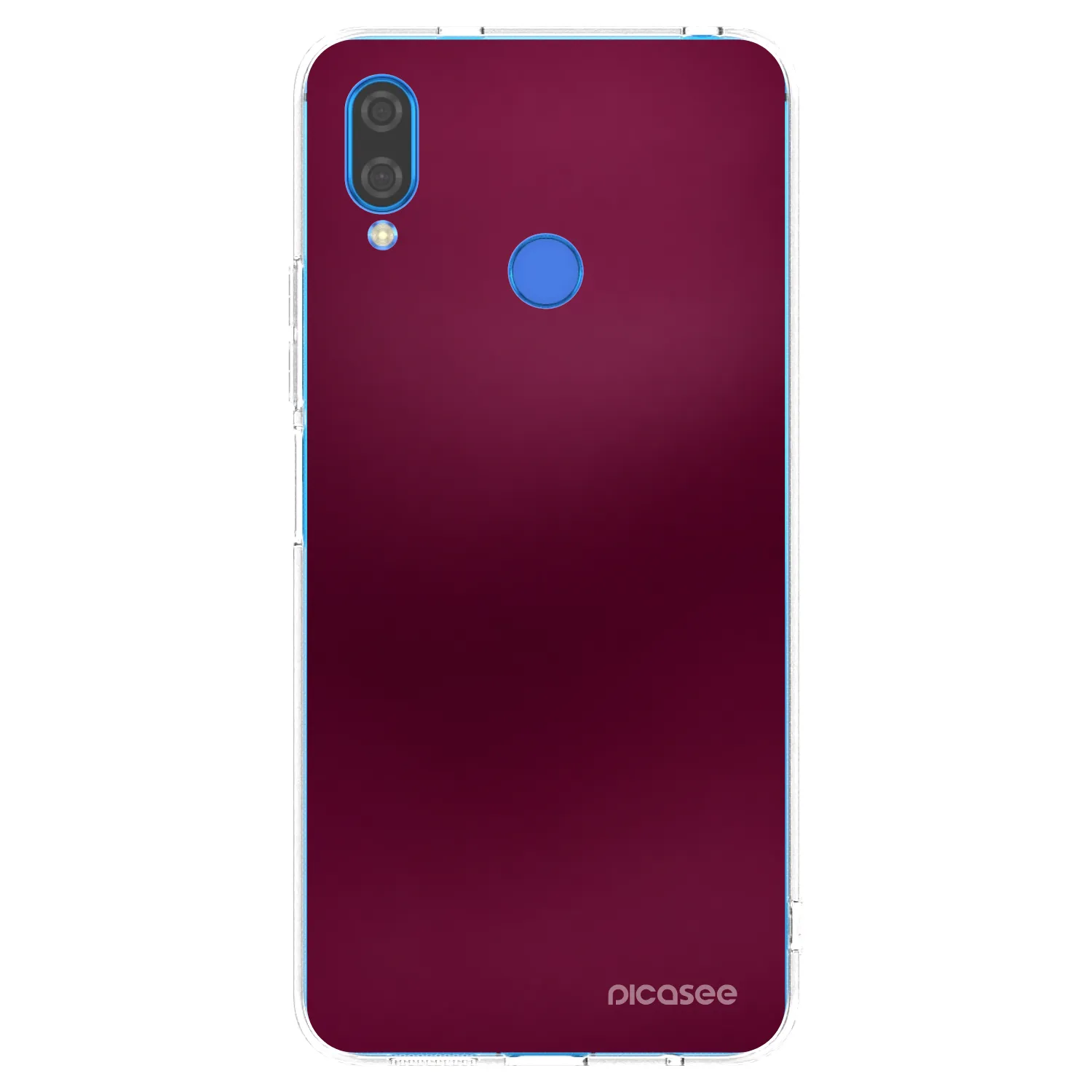 Picasee silikónový prehľadný obal pre Huawei Nova 3i - Velvet Bordeaux