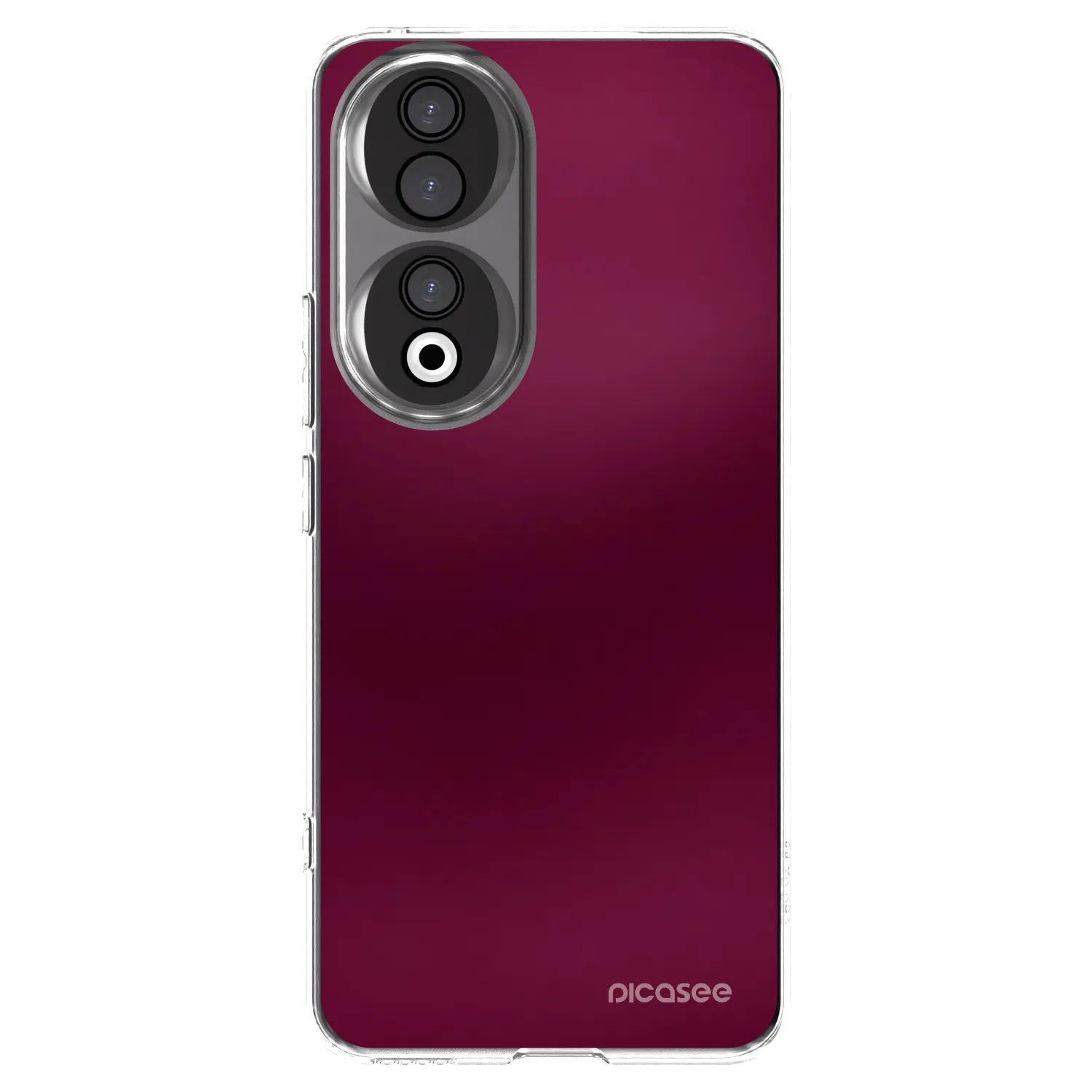 Picasee silikónový prehľadný obal pre Honor 90 5G - Velvet Bordeaux