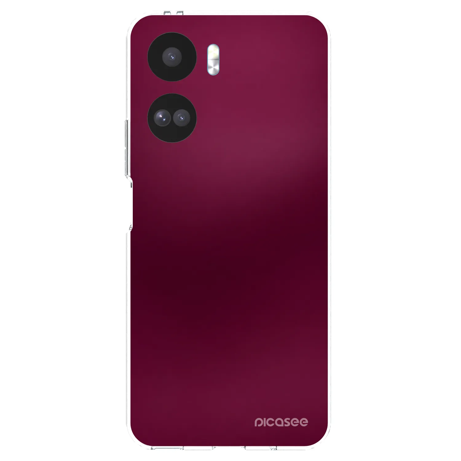 Picasee silikónový prehľadný obal pre Honor 90 Lite 5G - Velvet Bordeaux
