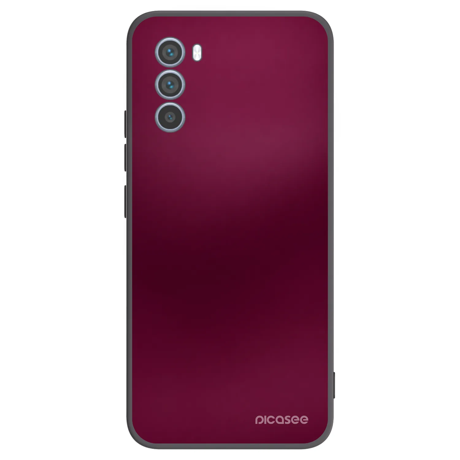 Picasee silikónový čierny obal pre Motorola Moto G62 - Velvet Bordeaux