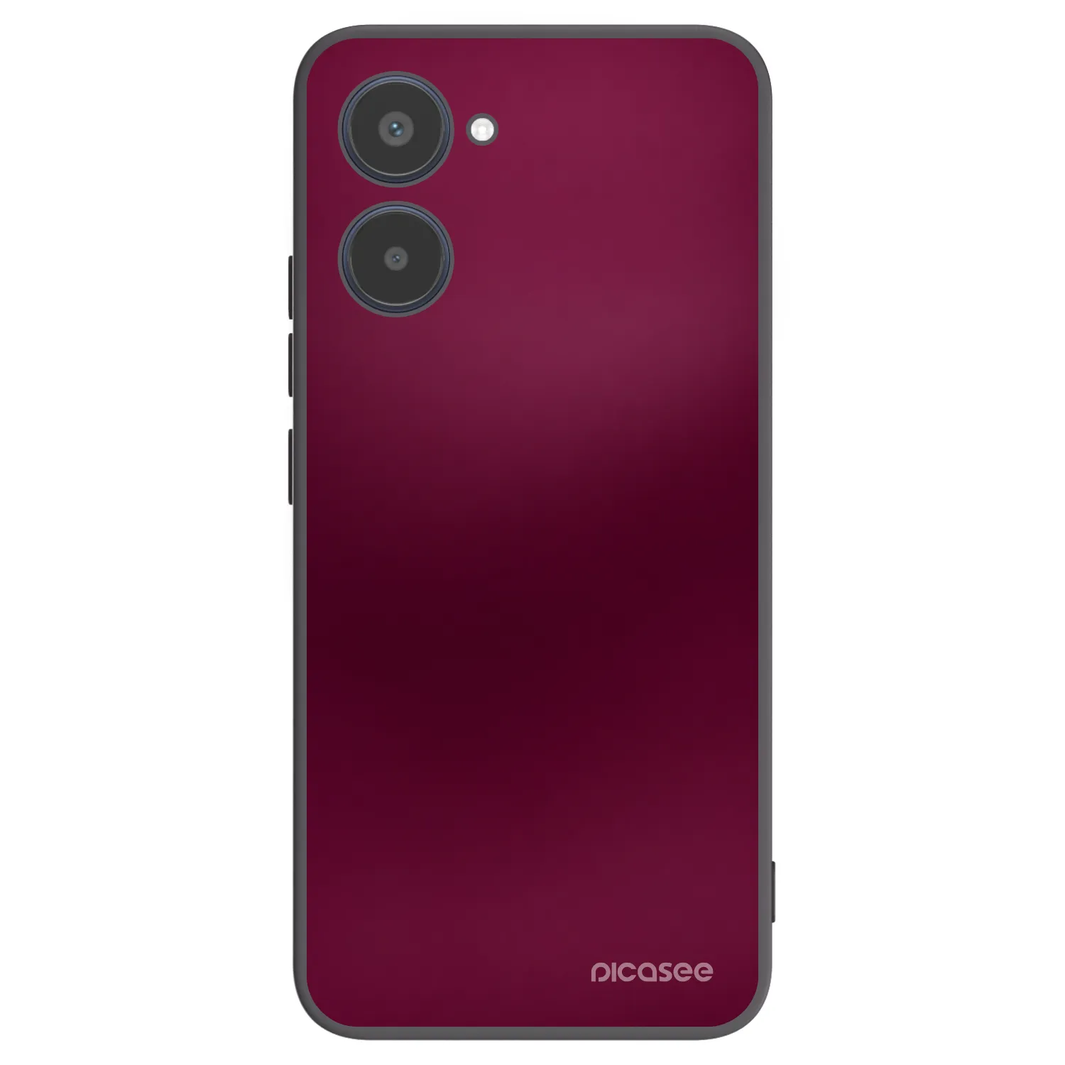 Picasee silikónový čierny obal pre Realme 10 4G - Velvet Bordeaux