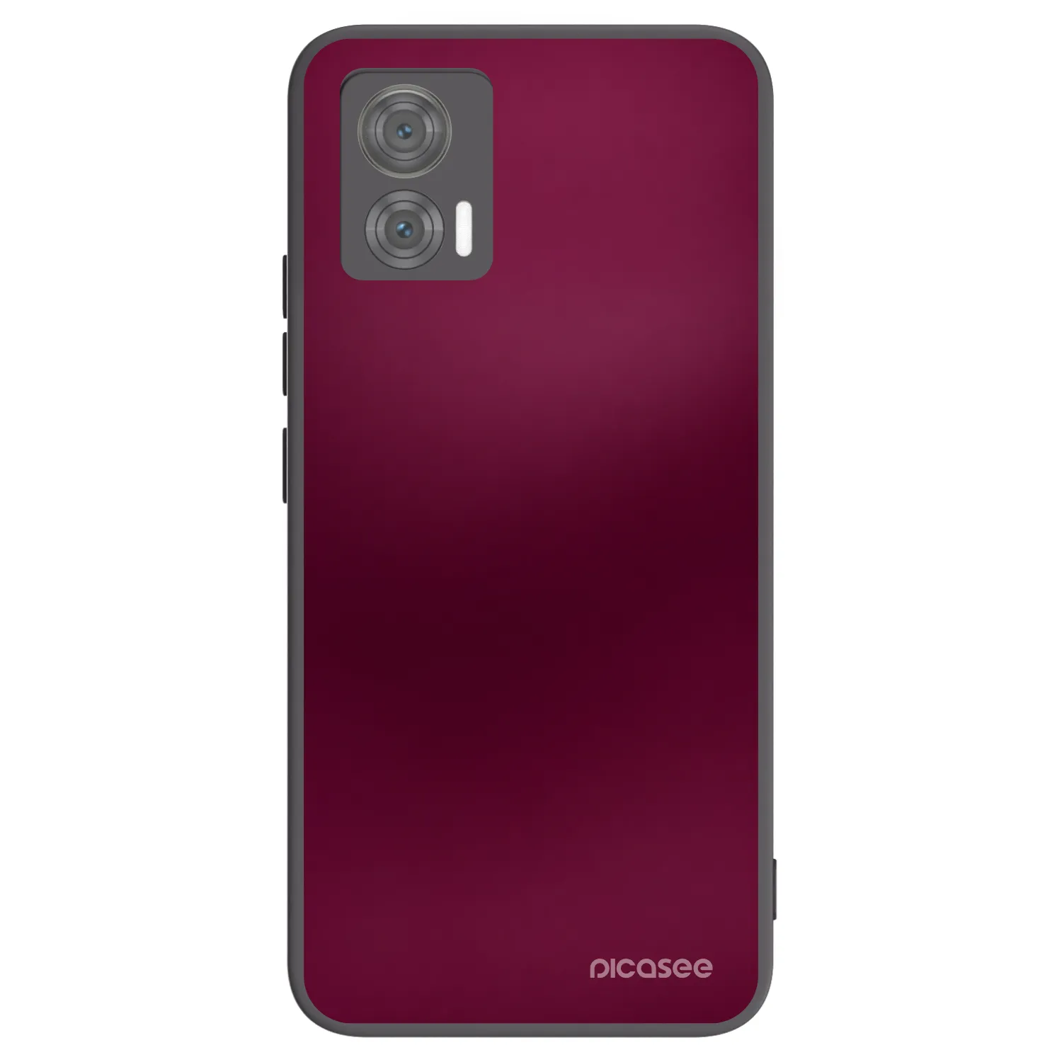 Picasee silikónový čierny obal pre Motorola Edge 30 Neo - Velvet Bordeaux