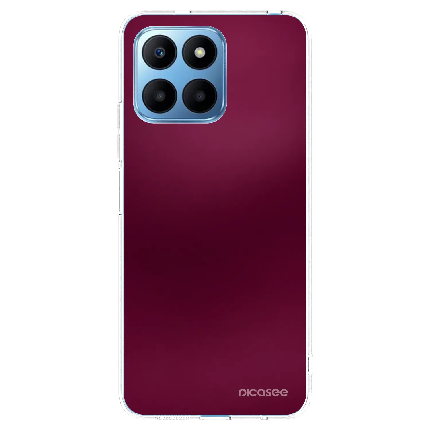 Picasee silikónový prehľadný obal pre Honor 70 Lite - Velvet Bordeaux