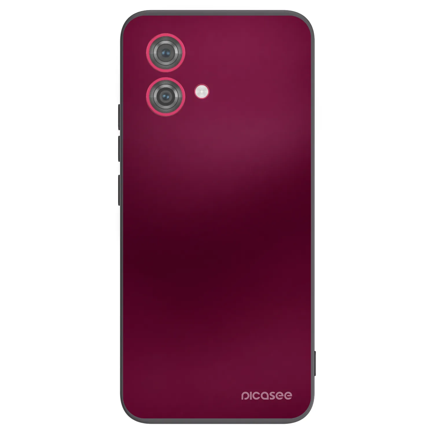 Picasee silikónový čierny obal pre Motorola Moto G84 5G - Velvet Bordeaux