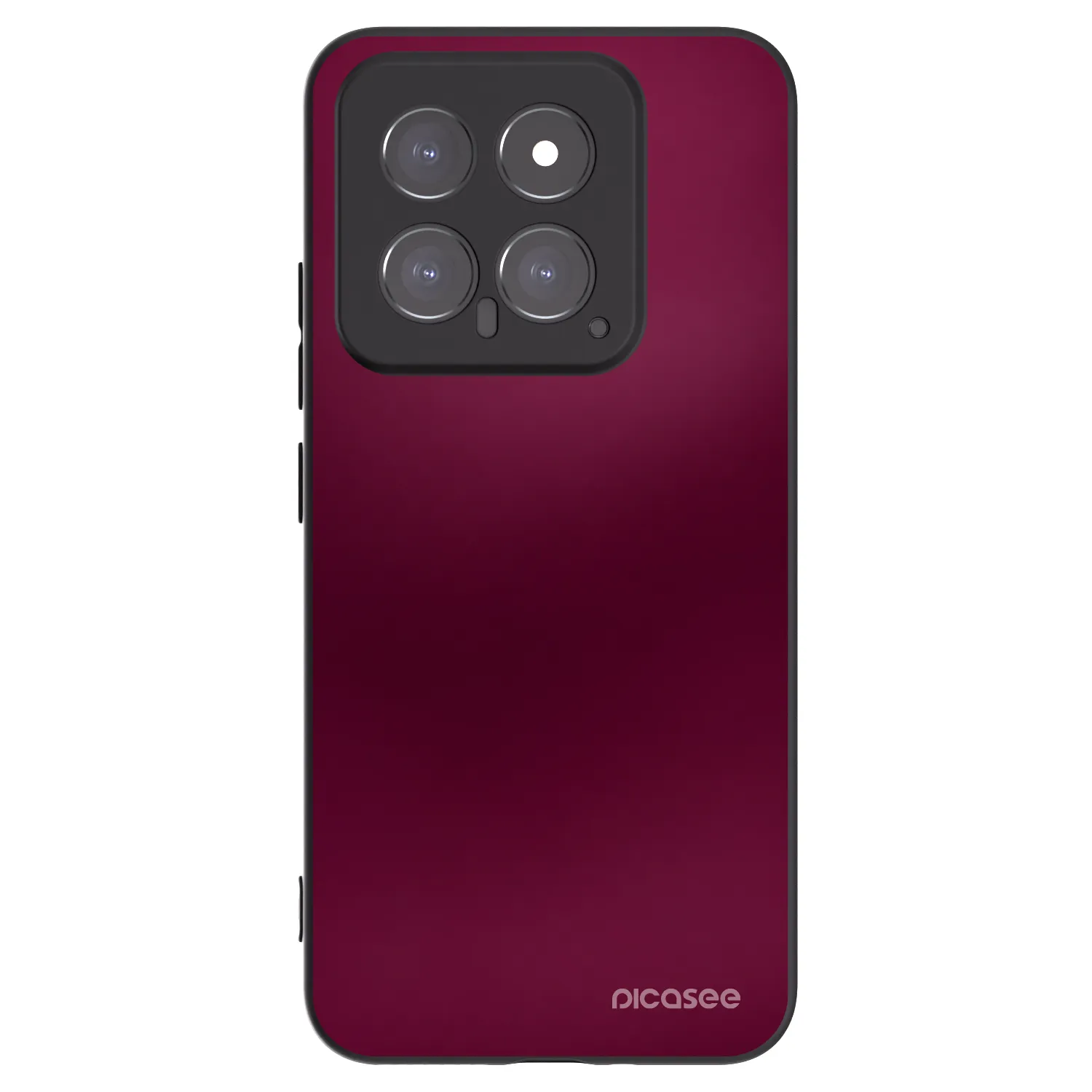 Picasee silikónový čierny obal pre Xiaomi 14 - Velvet Bordeaux