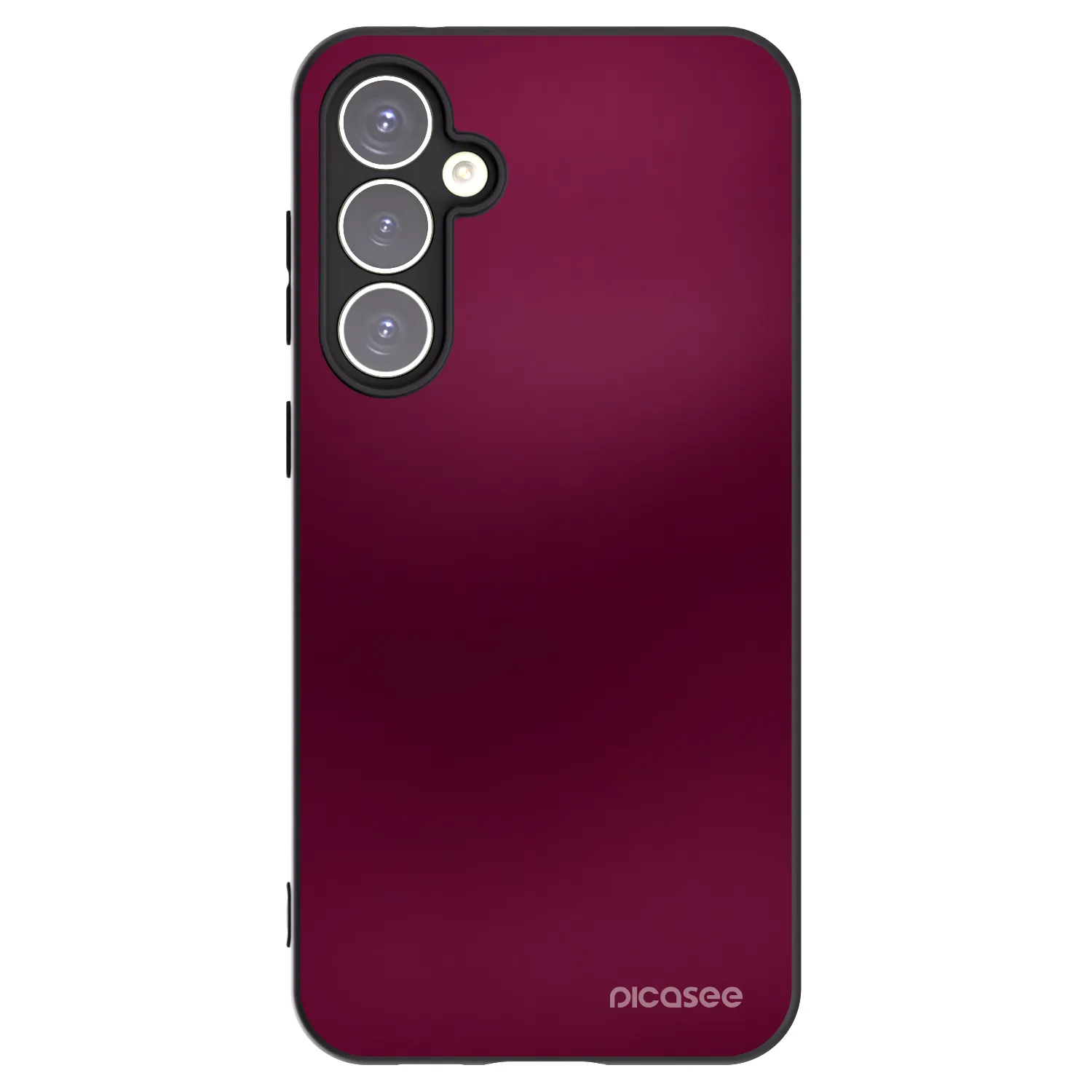 Picasee silikónový čierny obal pre Samsung Galaxy S23 FE S711B - Velvet Bordeaux