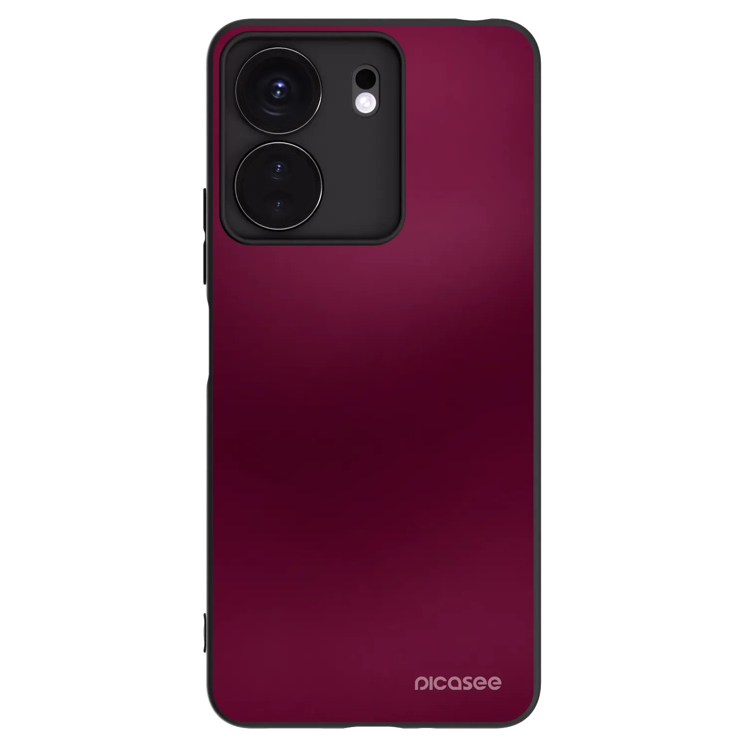 Picasee silikónový čierny obal pre Xiaomi Redmi 13C 4G - Velvet Bordeaux