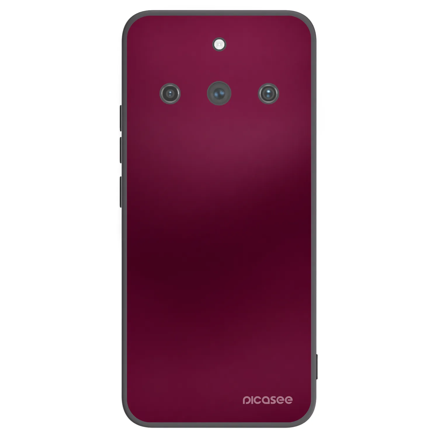 Picasee silikónový čierny obal pre Realme 11 Pro+ - Velvet Bordeaux