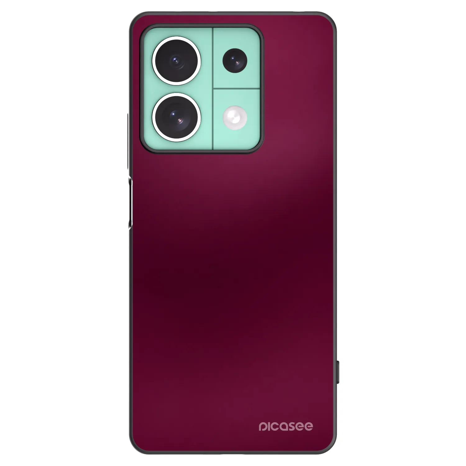 Picasee silikónový čierny obal pre Xiaomi Redmi Note 13 5G - Velvet Bordeaux