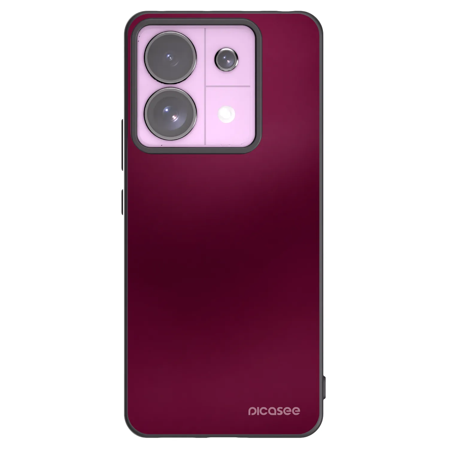Picasee silikónový čierny obal pre Xiaomi Redmi Note 13 Pro 5G - Velvet Bordeaux
