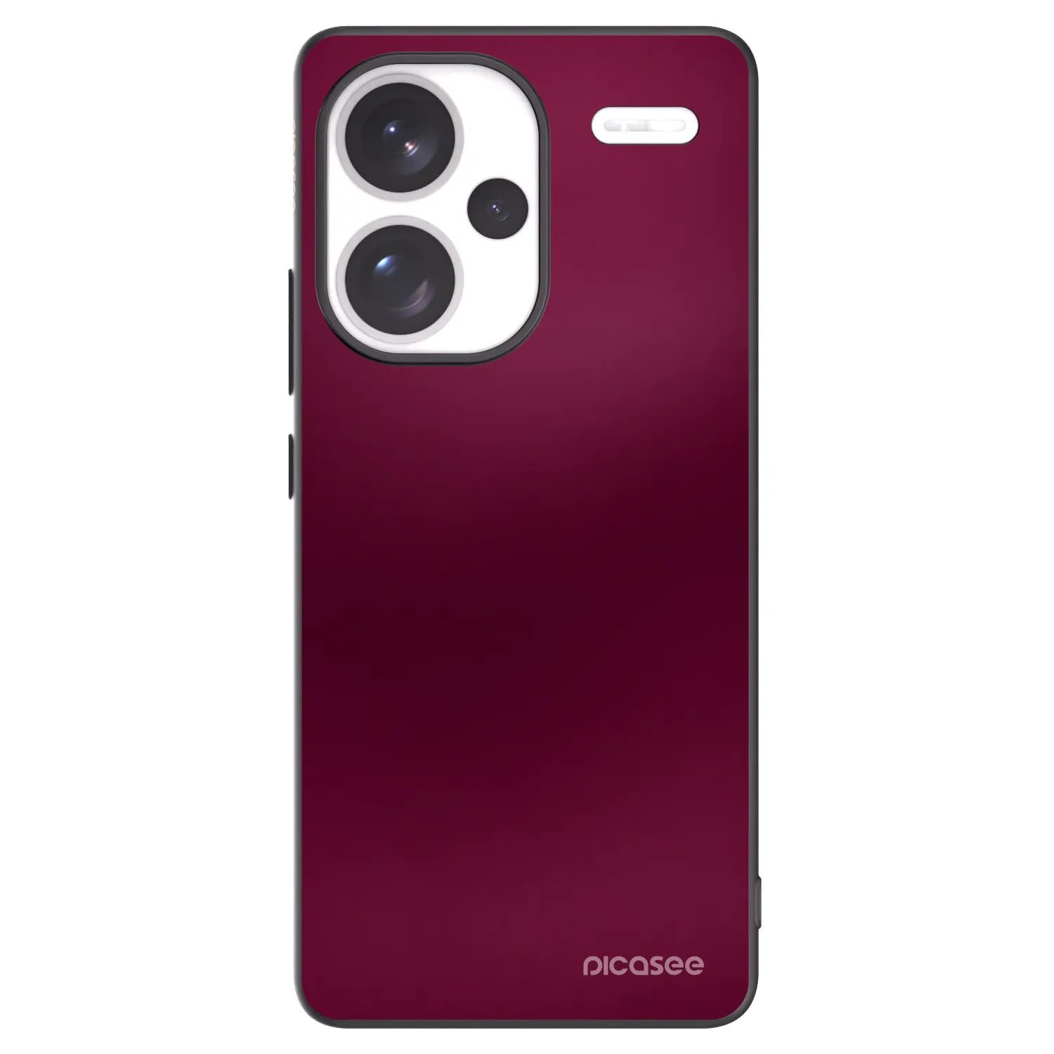 Picasee silikónový čierny obal pre Xiaomi Redmi Note 13 Pro+ 5G - Velvet Bordeaux