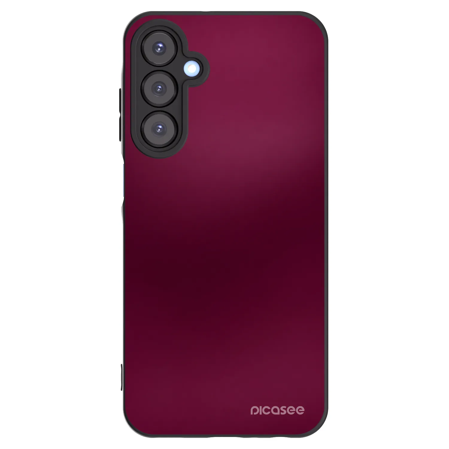 Picasee silikónový čierny obal pre Samsung Galaxy A25 A256B 5G - Velvet Bordeaux