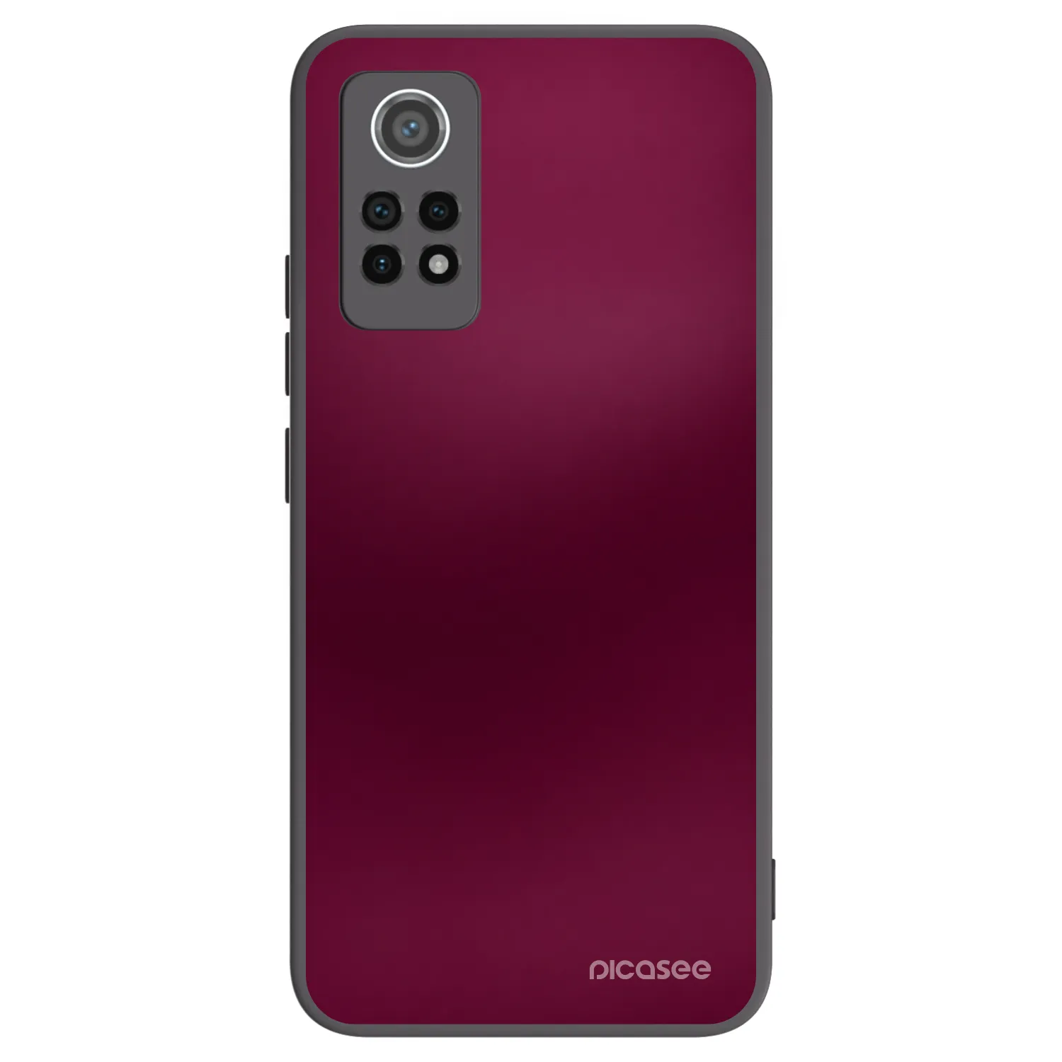 Picasee silikónový čierny obal pre Xiaomi Redmi Note 12 Pro 4G - Velvet Bordeaux