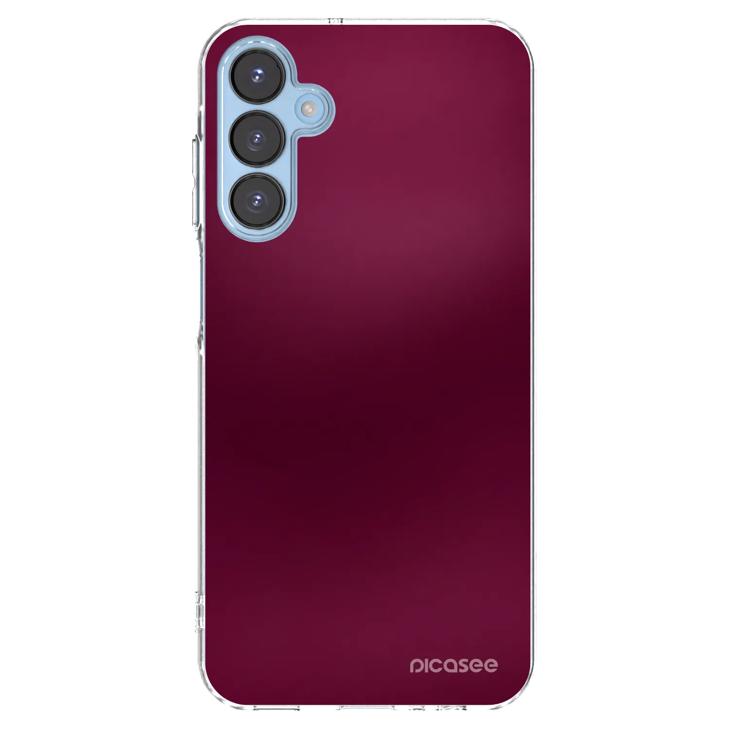 Picasee silikónový prehľadný obal pre Samsung Galaxy A15 A156B 5G - Velvet Bordeaux
