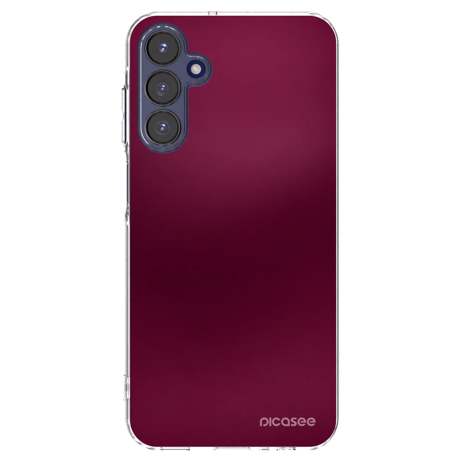 Picasee silikónový prehľadný obal pre Samsung Galaxy A15 A155F 4G - Velvet Bordeaux
