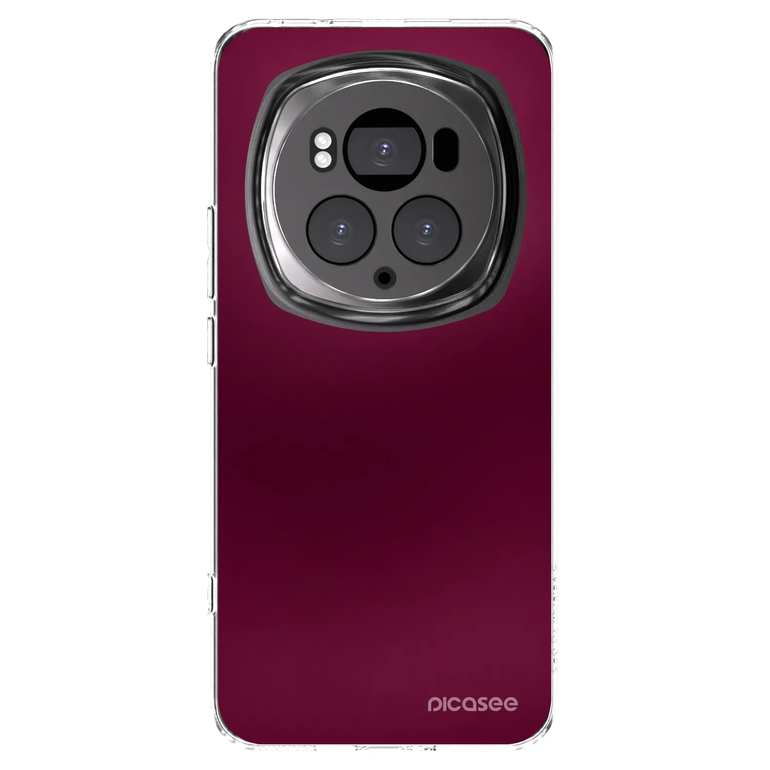 Picasee silikónový prehľadný obal pre Honor Magic6 Pro - Velvet Bordeaux