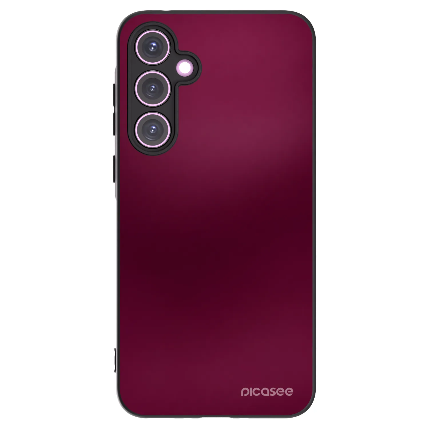 Picasee silikónový čierny obal pre Samsung Galaxy A35 5G A356B - Velvet Bordeaux